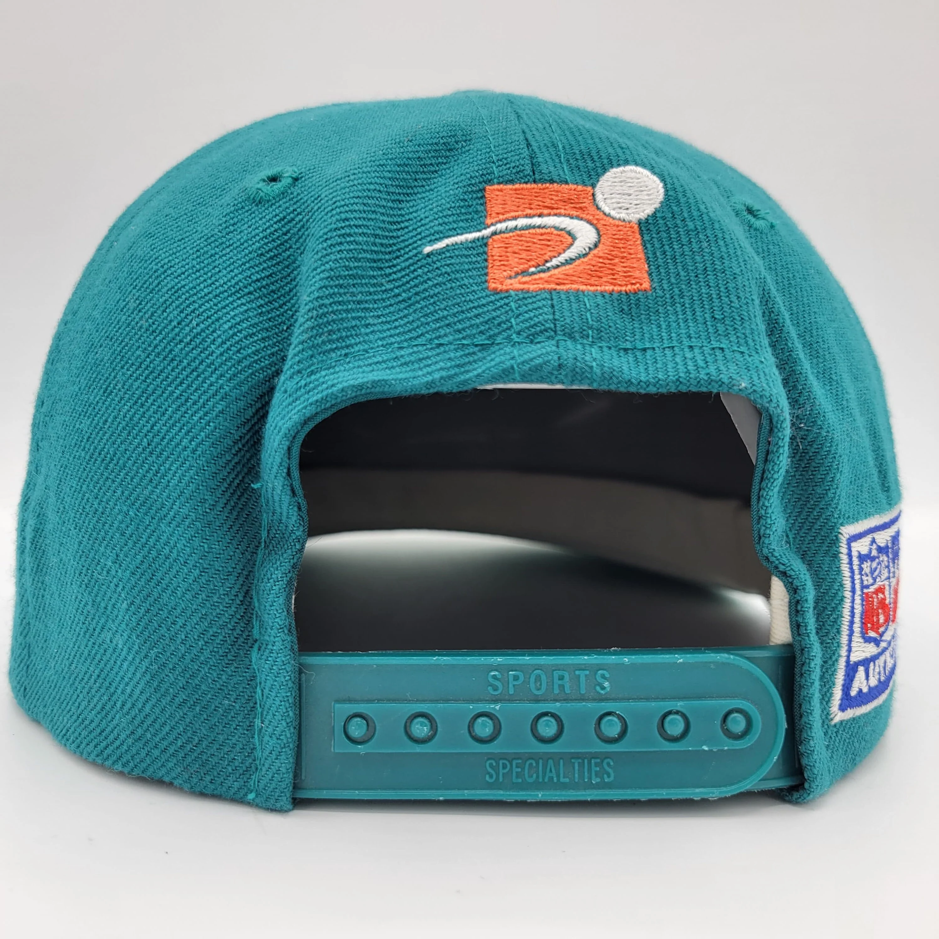 Miami Dolphins Vintage 90s Sports Specialties Snapback Hat Nfl Football Marino Green Baseball Style Cap Wool Blend - Image 4