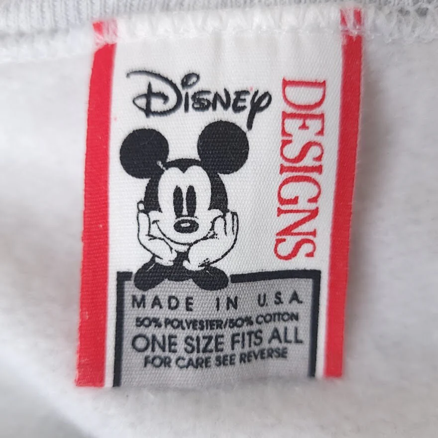 Mickey Mouse Sweatshirt Vintage 80s 90s Disney Designs Made In Usa Mens Size Xl New - Image 5