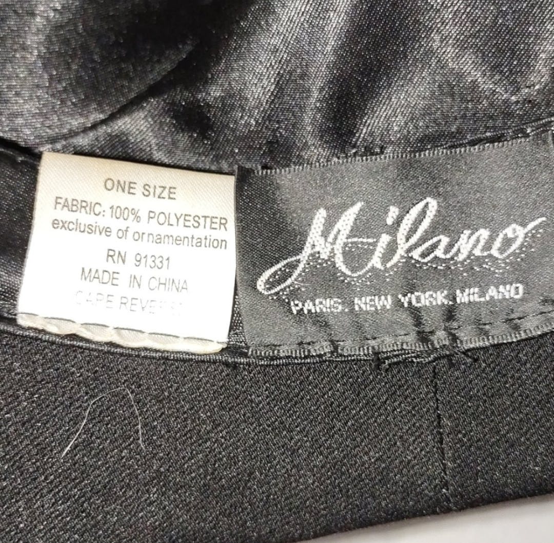Stylish Satin Rhinestone Hat by Milano Paris Ny - Image 7