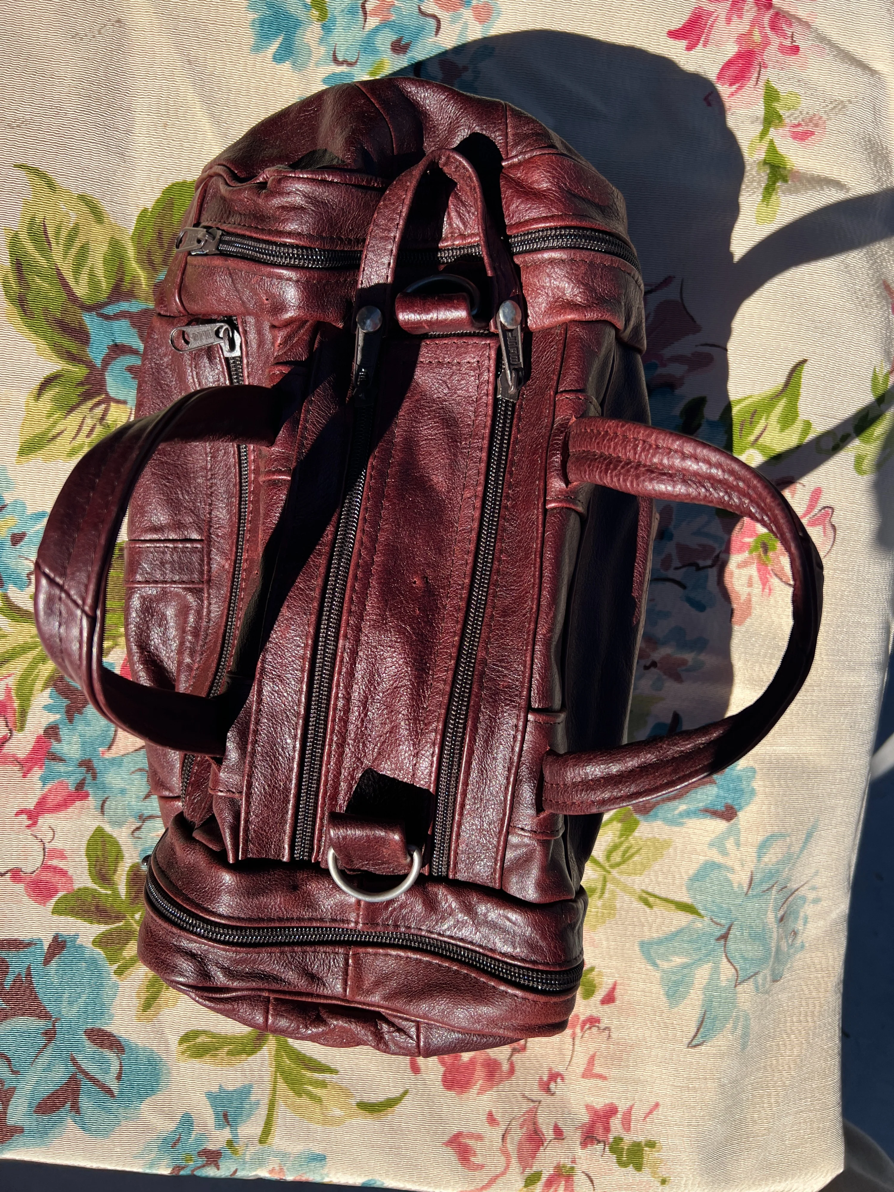 Mini Brown Leather Doctors Bag - Image 4