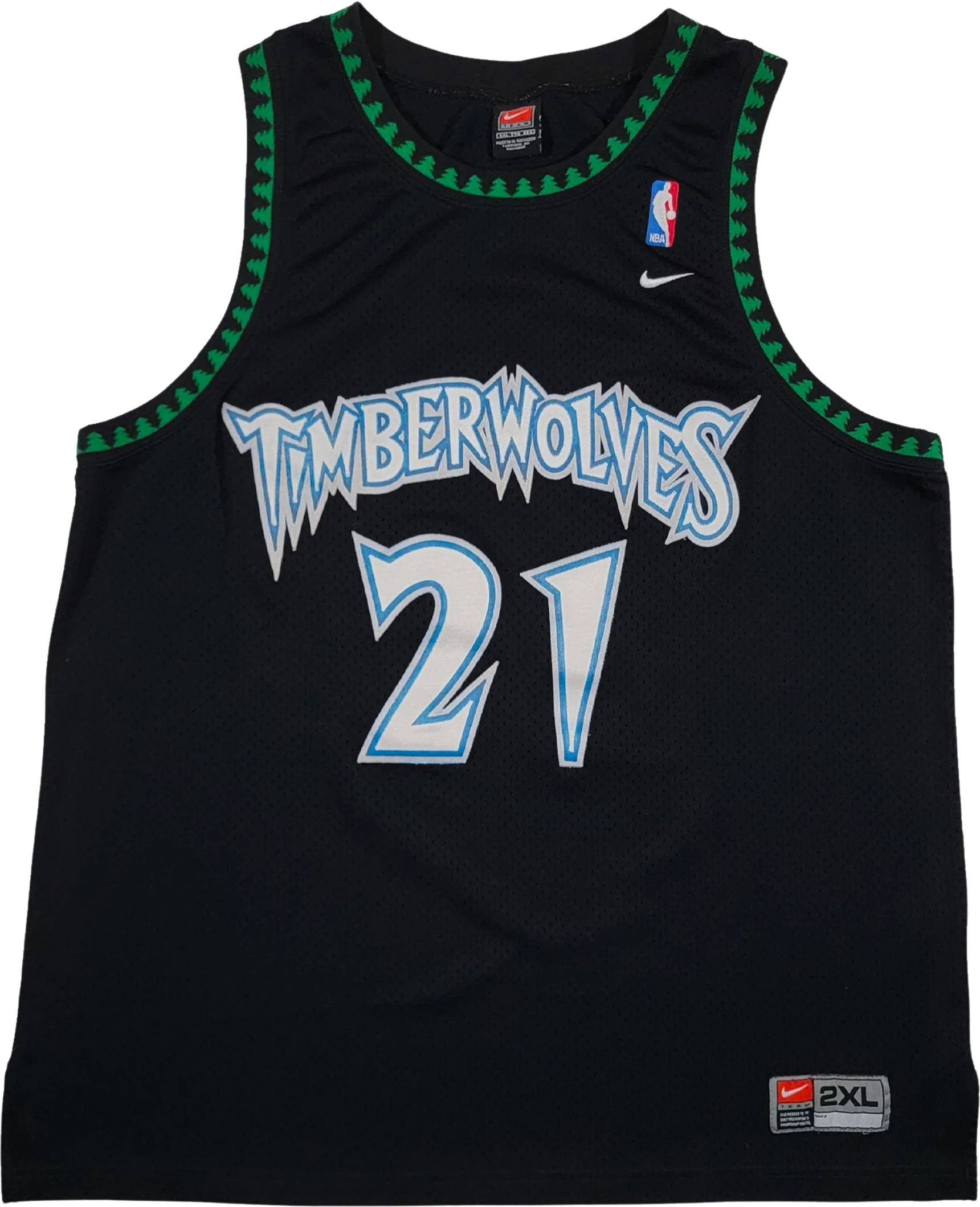 Minnesota Timberwolves Vintage Kevin Garnett Nike Basketball Jersey - Size Men's 2xl