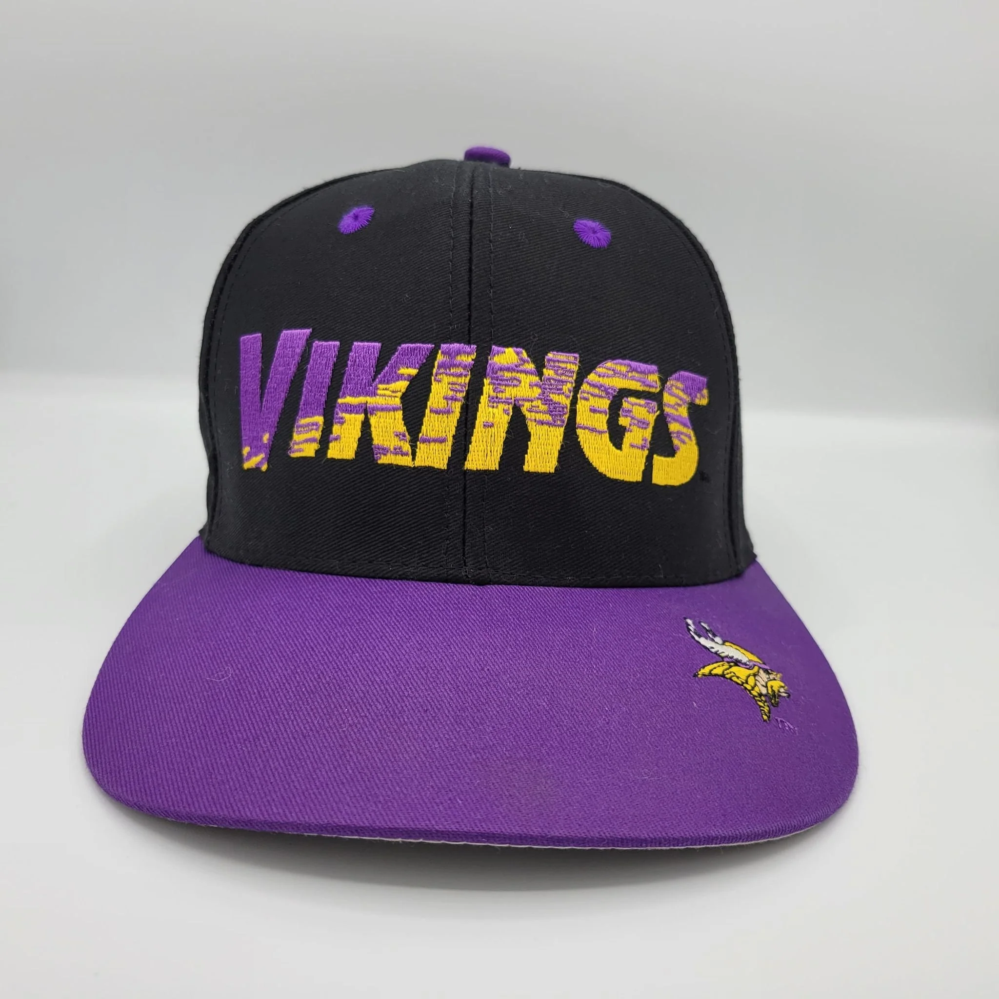 Minnesota Vikings Vintage 90s Annco Snapback Hat - One Size Fits All - Image 2