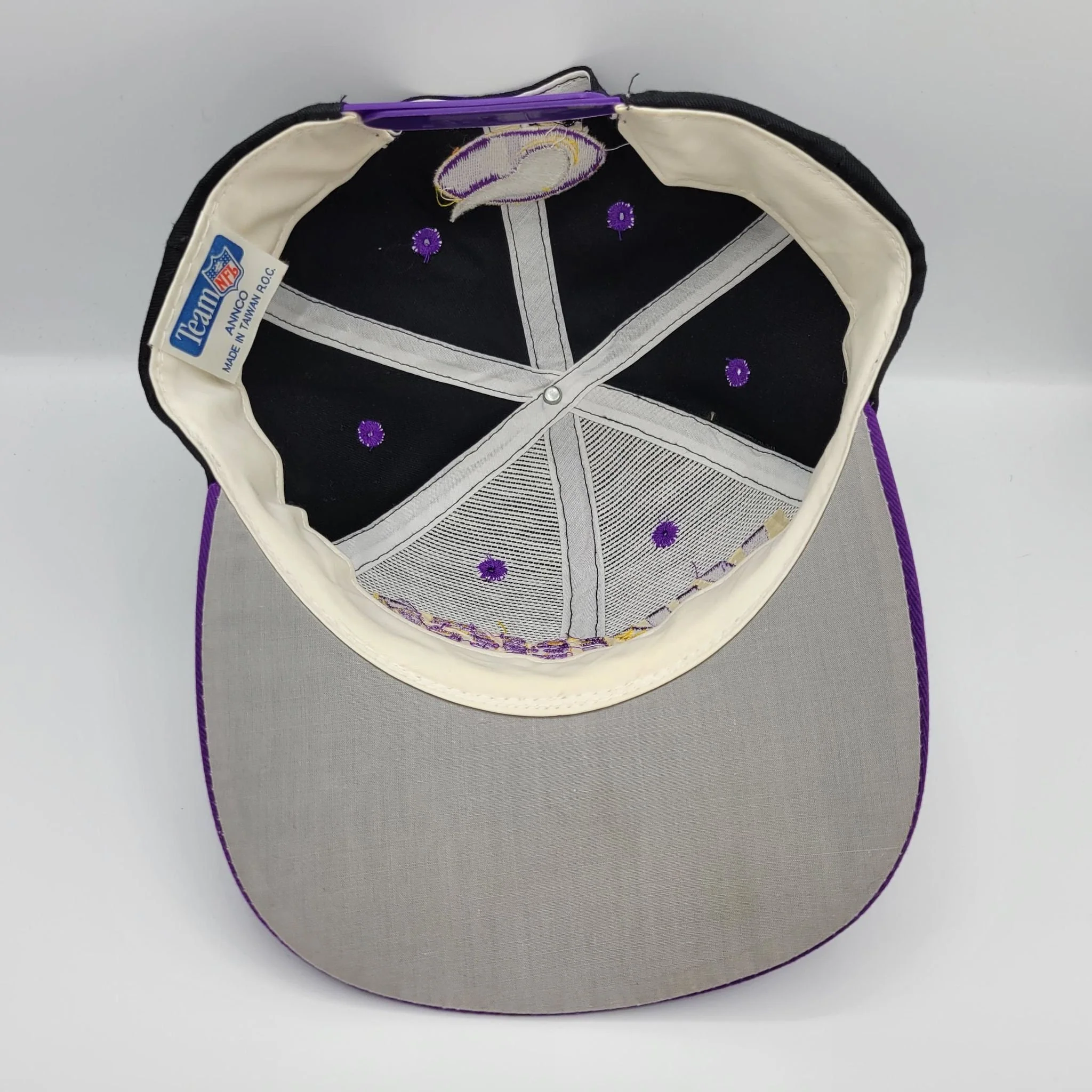 Minnesota Vikings Vintage 90s Annco Snapback Hat - One Size Fits All - Image 4