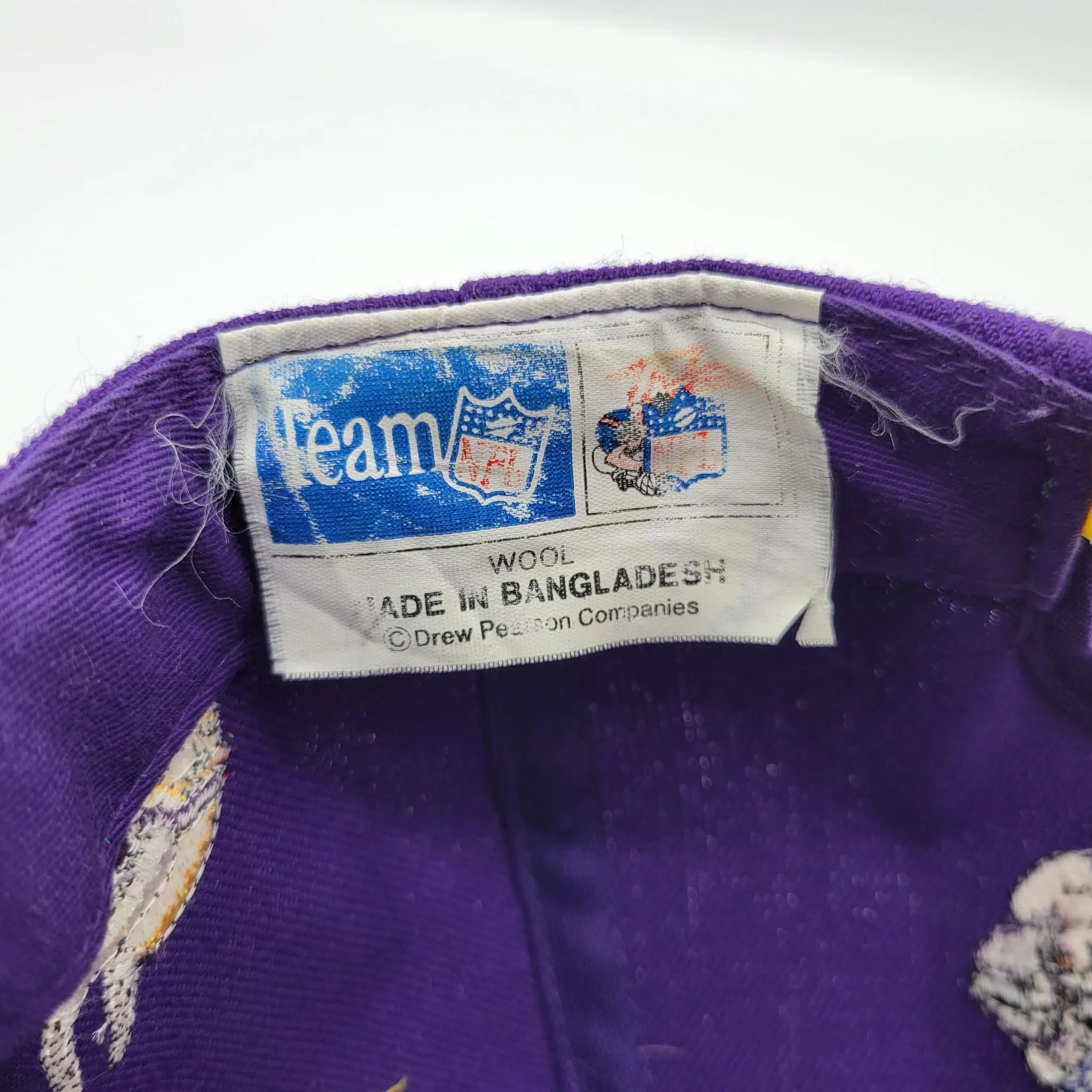 Minnesota Vikings Vintage 90s Looney Tunes Taz Snapback Hat - One Size Fits All - Image 6