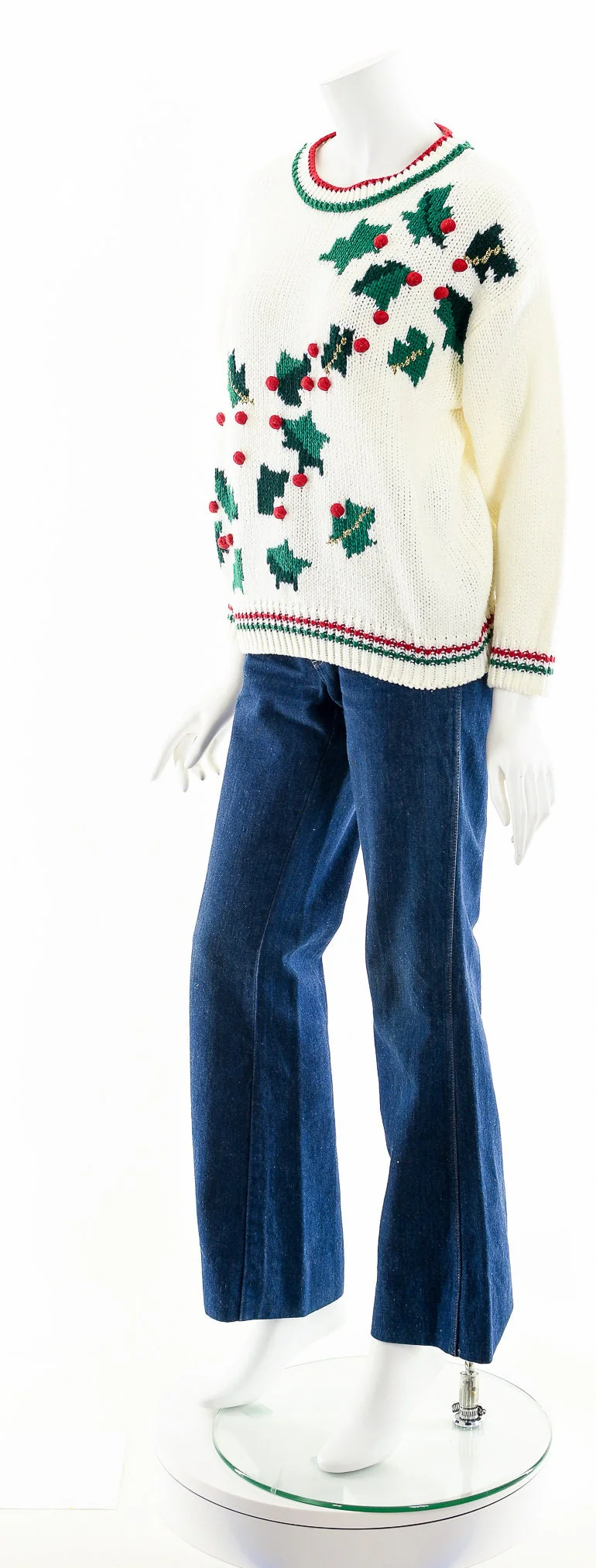 Mistletoe Pom Pom Sweater Ugly Christmas Sweater by Hasting And Smith - Image 10