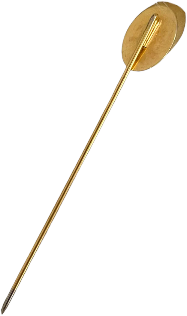 Monogram N Gold Tone Stick Pin - Image 2