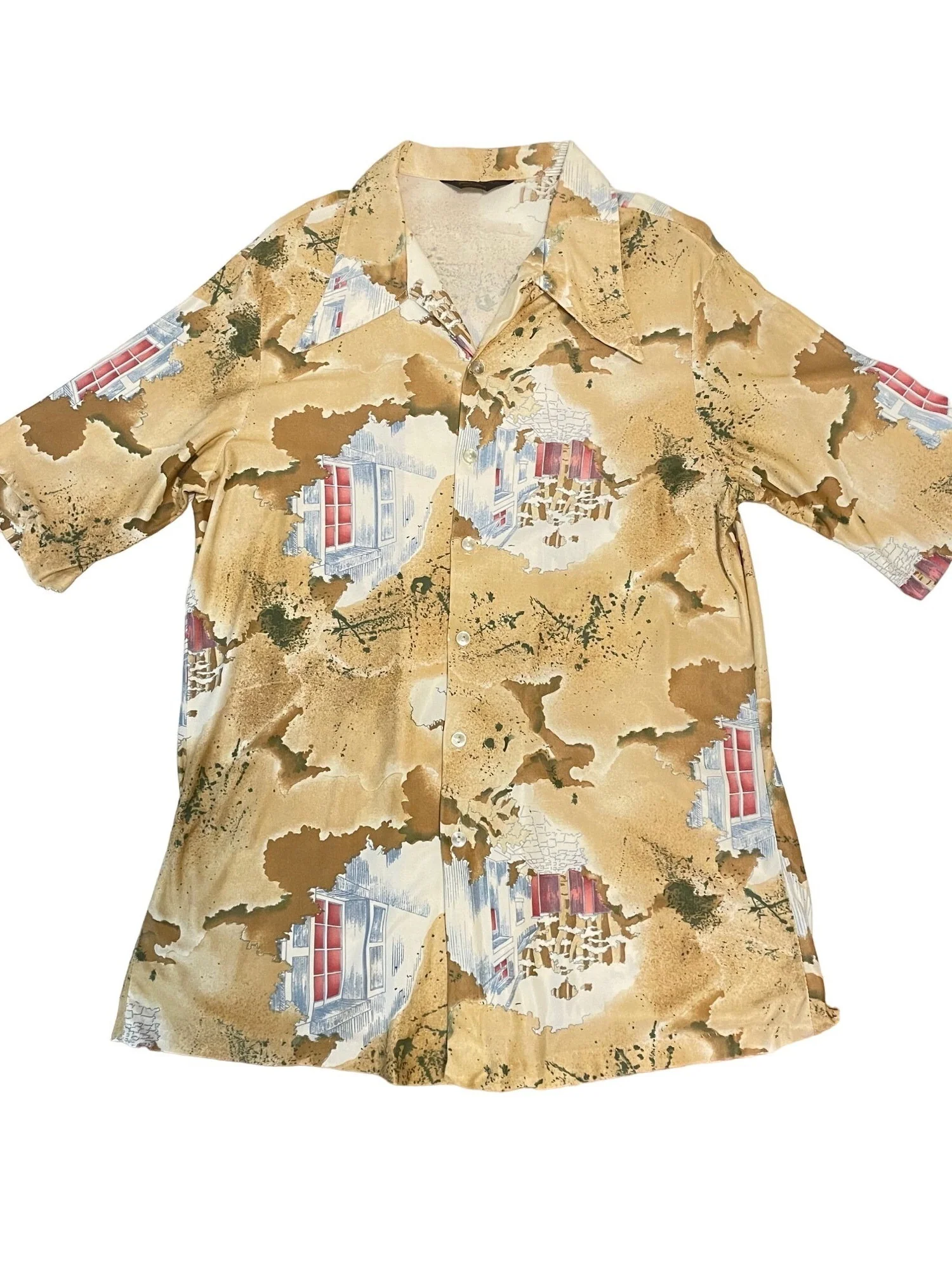 Mr Jan Vintage 60s Polyester Retro 60s Shirt by Mr Jan - Image 3