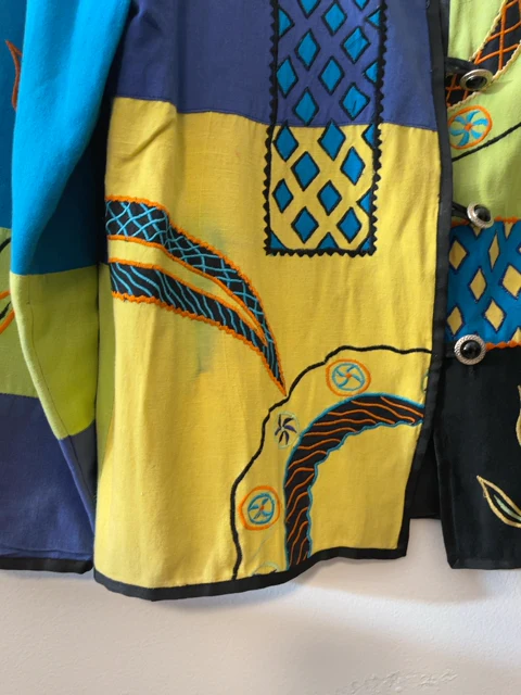 Multicolored Abstract Jacket By Allure - Image 5