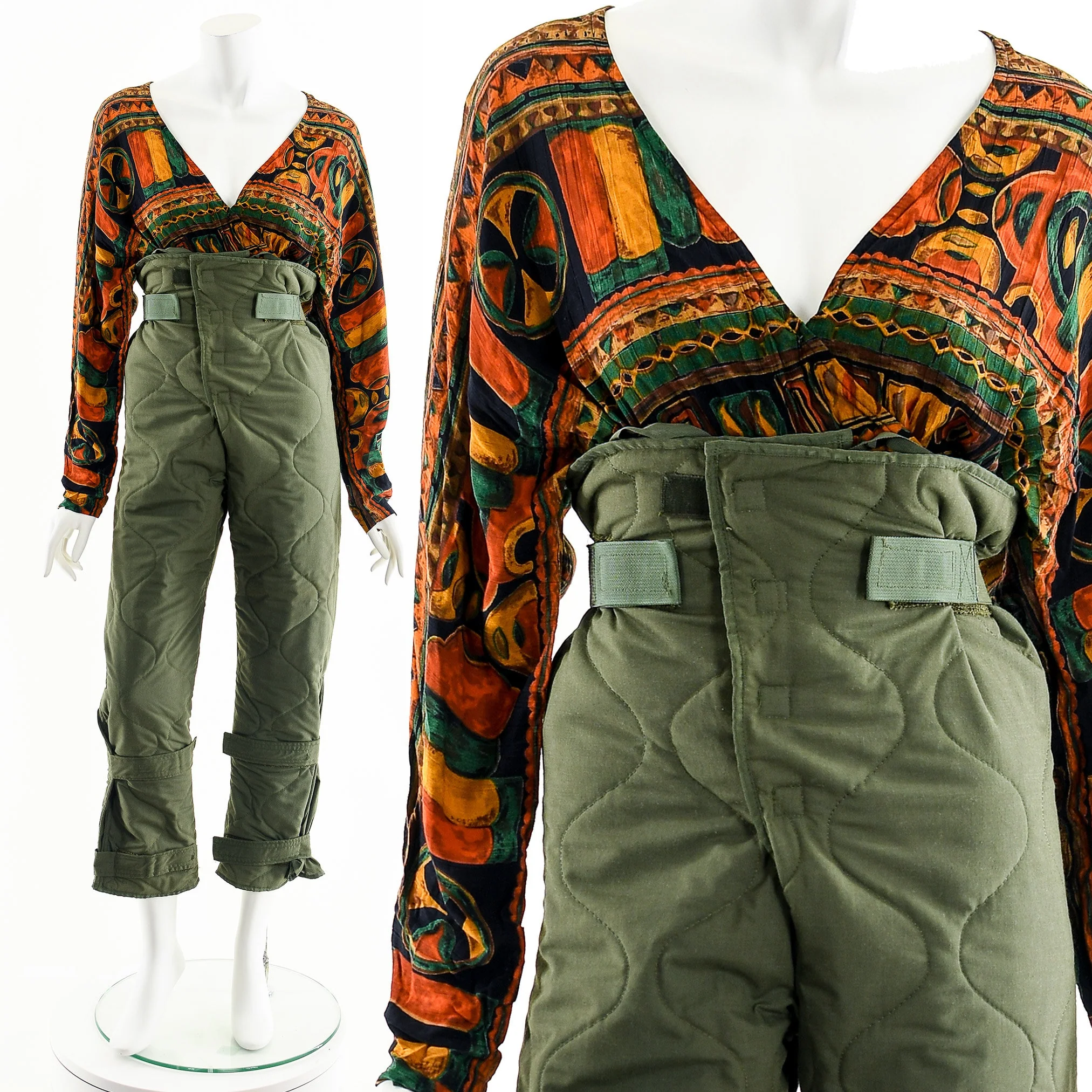 Multicolored Autumn Blouse - Image 3