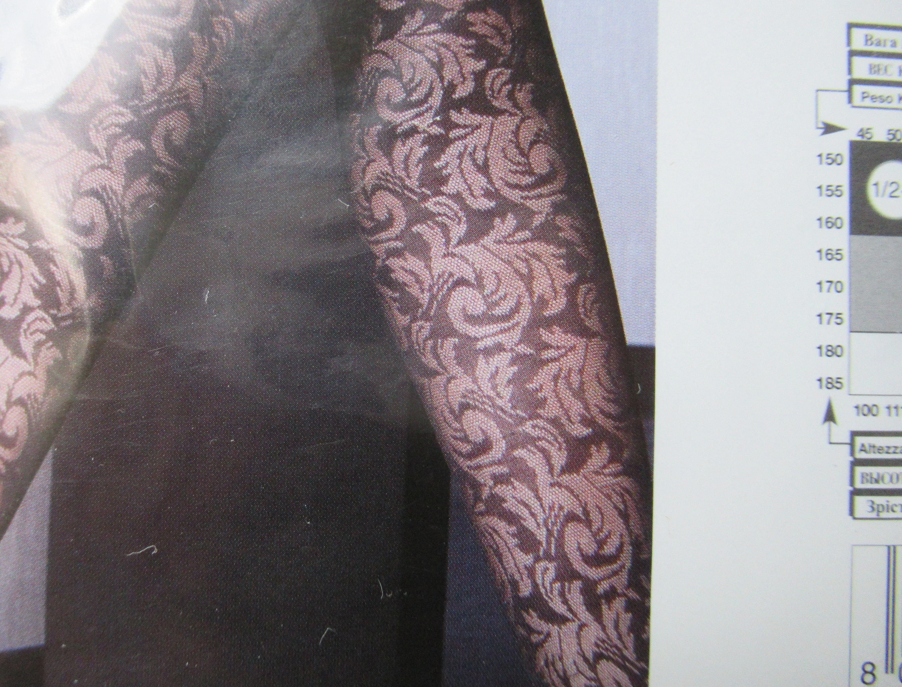 Mura Collant Pizzo Rampage Tights Black Flower Lace by Mura Collan - Image 9