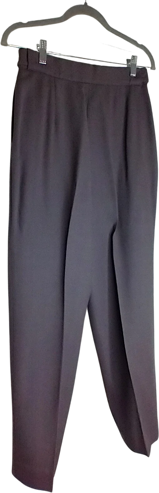 Muted Orchid Retro Wool Trousers By Tahari - Image 2