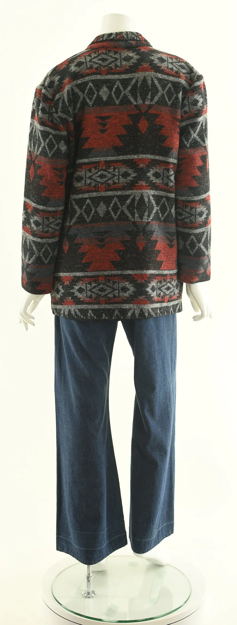 Muted Southwestern Woolen Jacket by David Paul - Image 7