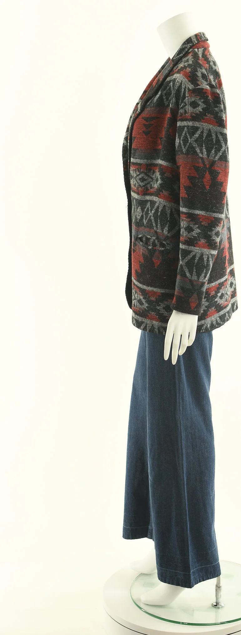 Muted Southwestern Woolen Jacket by David Paul - Image 9