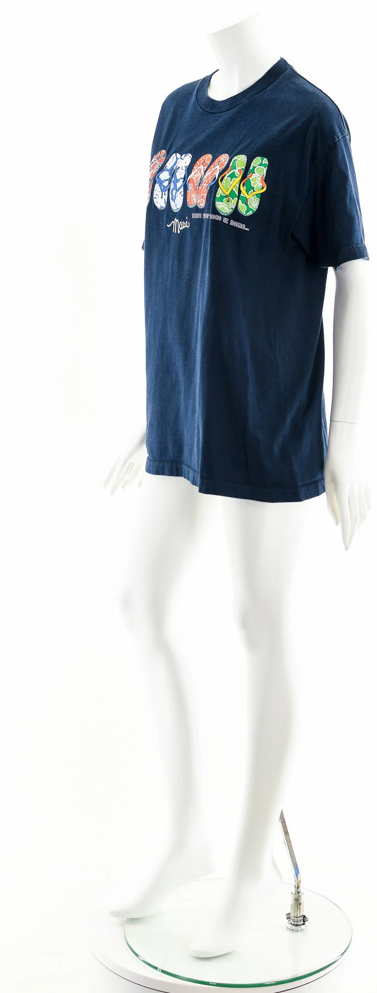 Navy Blue Maui Hawaii Slipper Shirt - Image 10