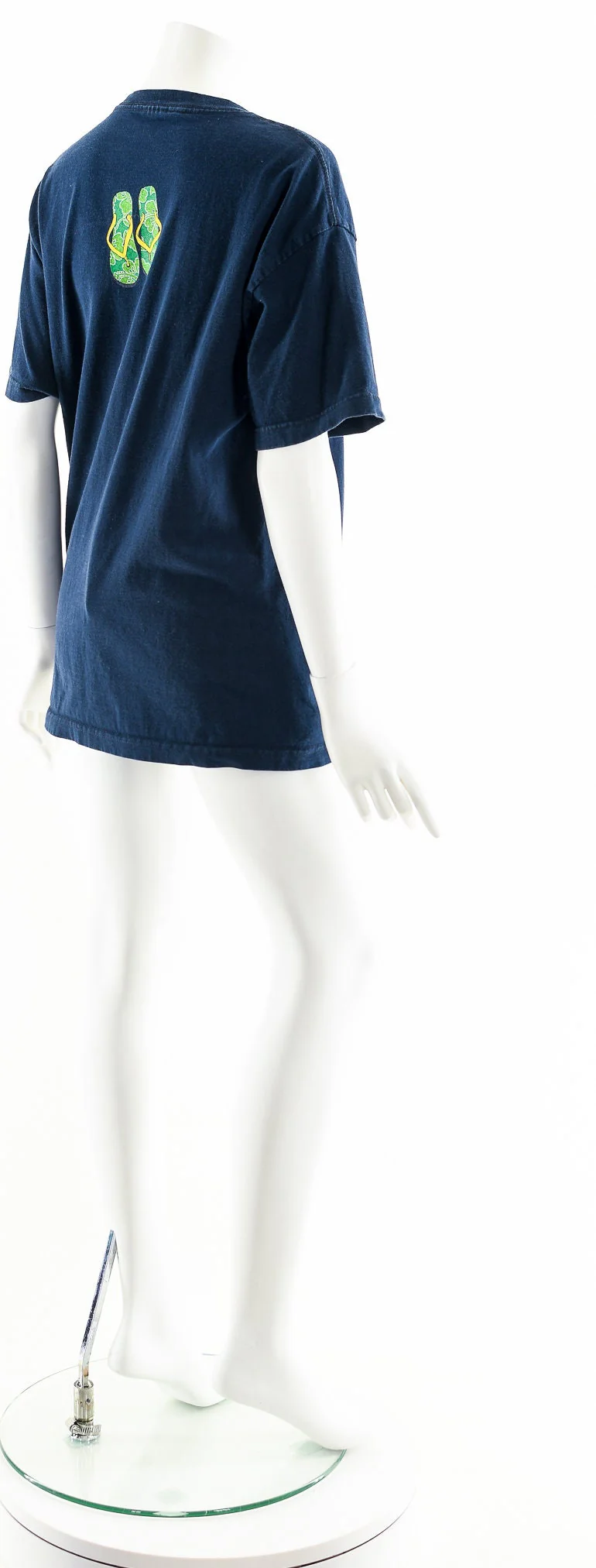 Navy Blue Maui Hawaii Slipper Shirt - Image 2