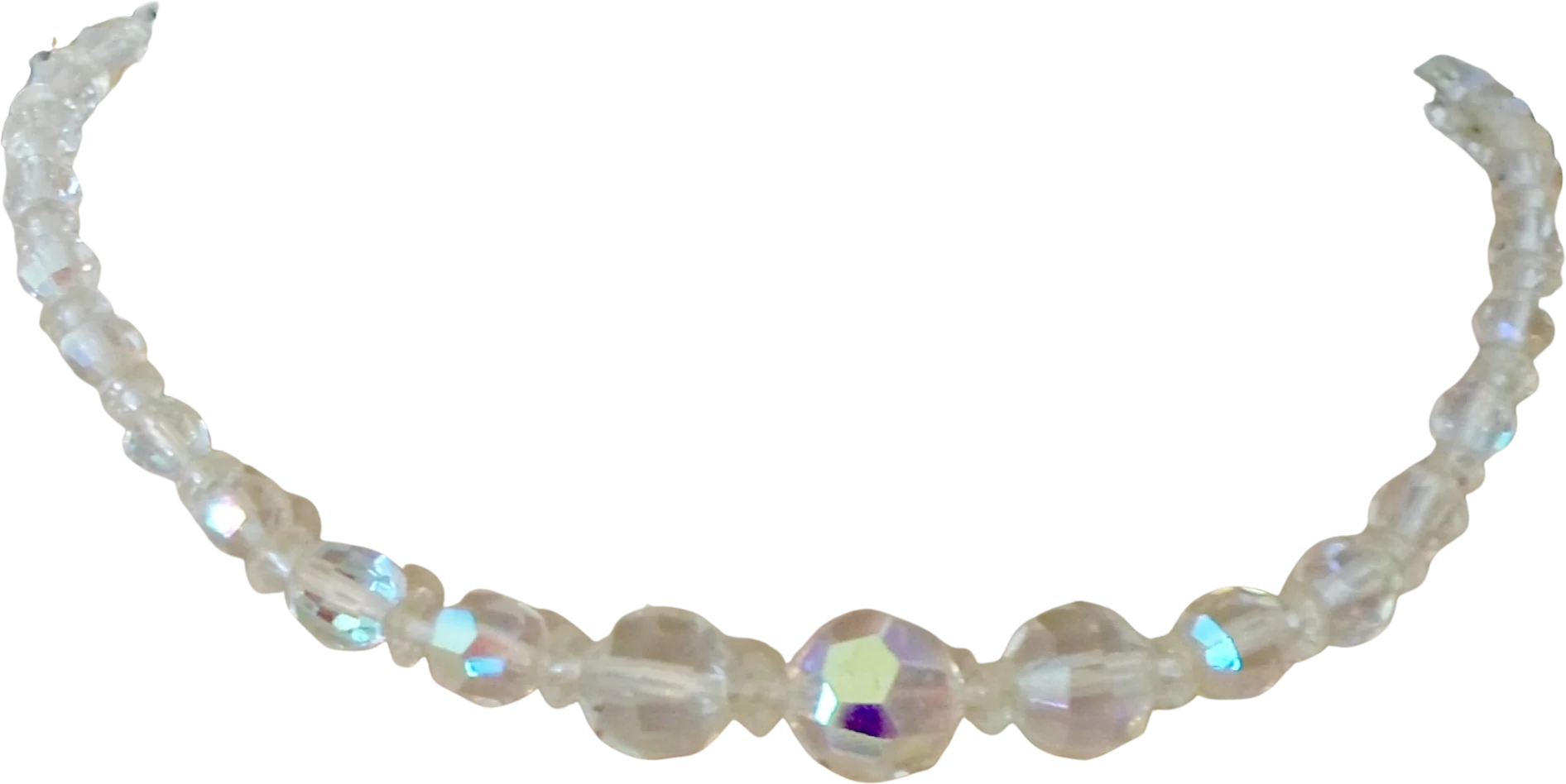 Necklace Ab Crystal Prom Queen Graduated Sizes - Image 2
