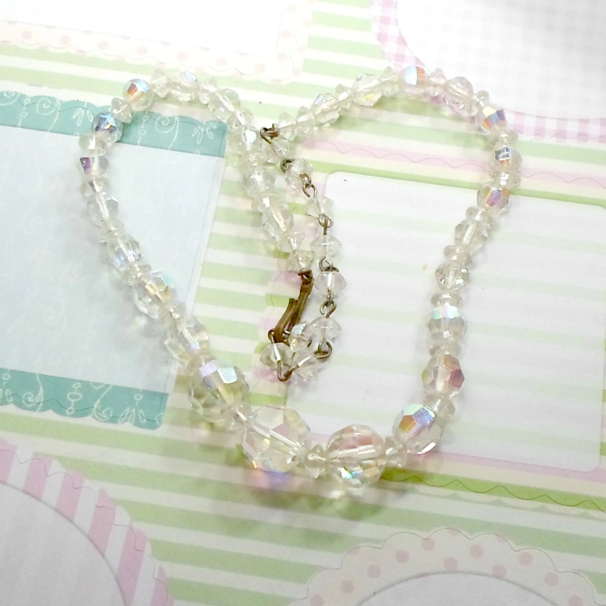 Necklace Ab Crystal Prom Queen Graduated Sizes - Image 4