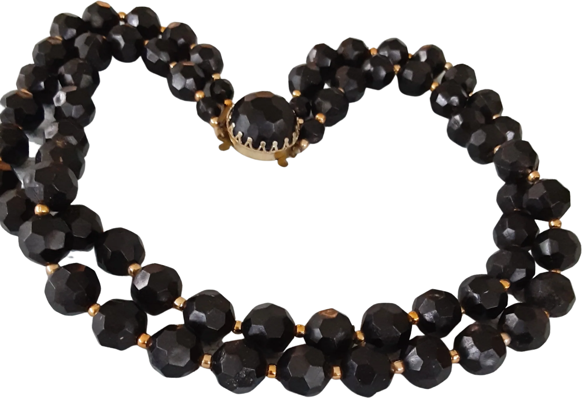 Necklace Black Beads Fancy Clasp Hong Kong By Hong Kong