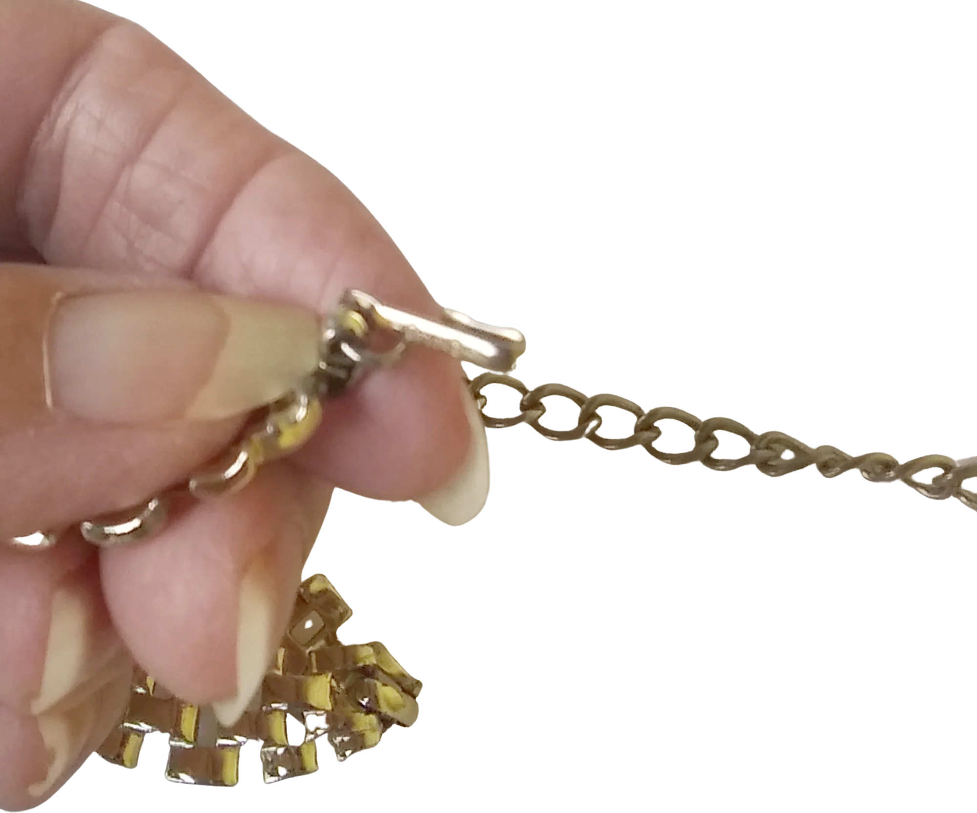 Necklace Choker Plus Extender Scalloped Swag By Coro - Image 2
