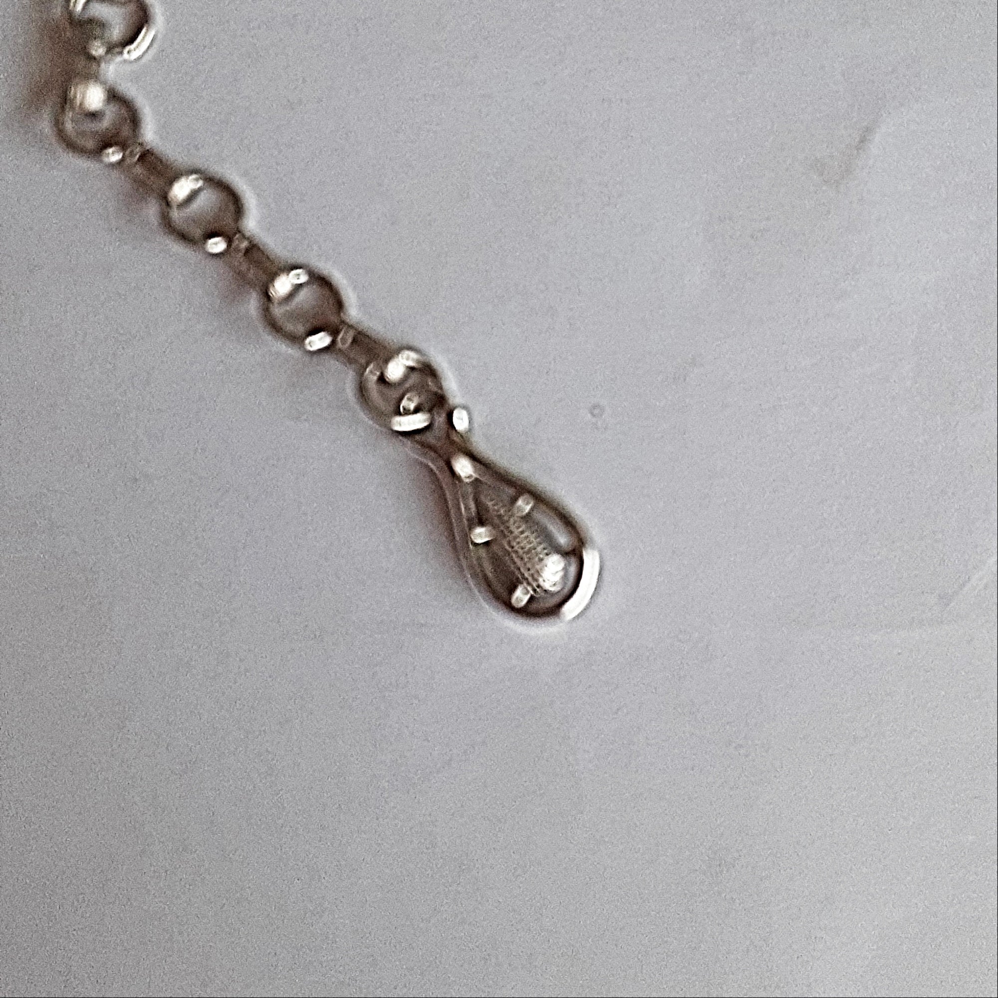 Necklace Double Leaf Silvertone Choker Plus By Coro - Image 6