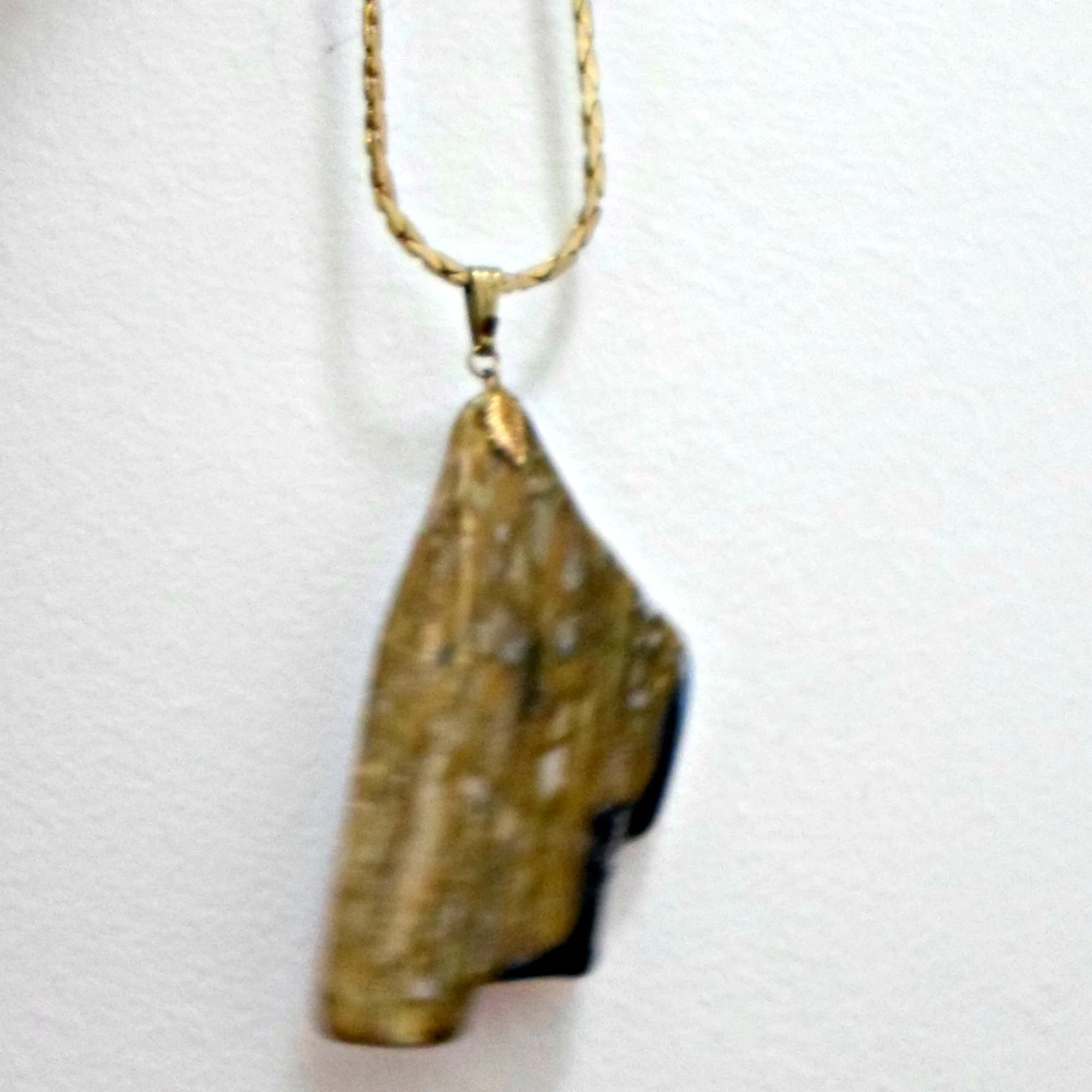 Necklace Herringbone Chain Unidentified Pendant By Napier - Image 4