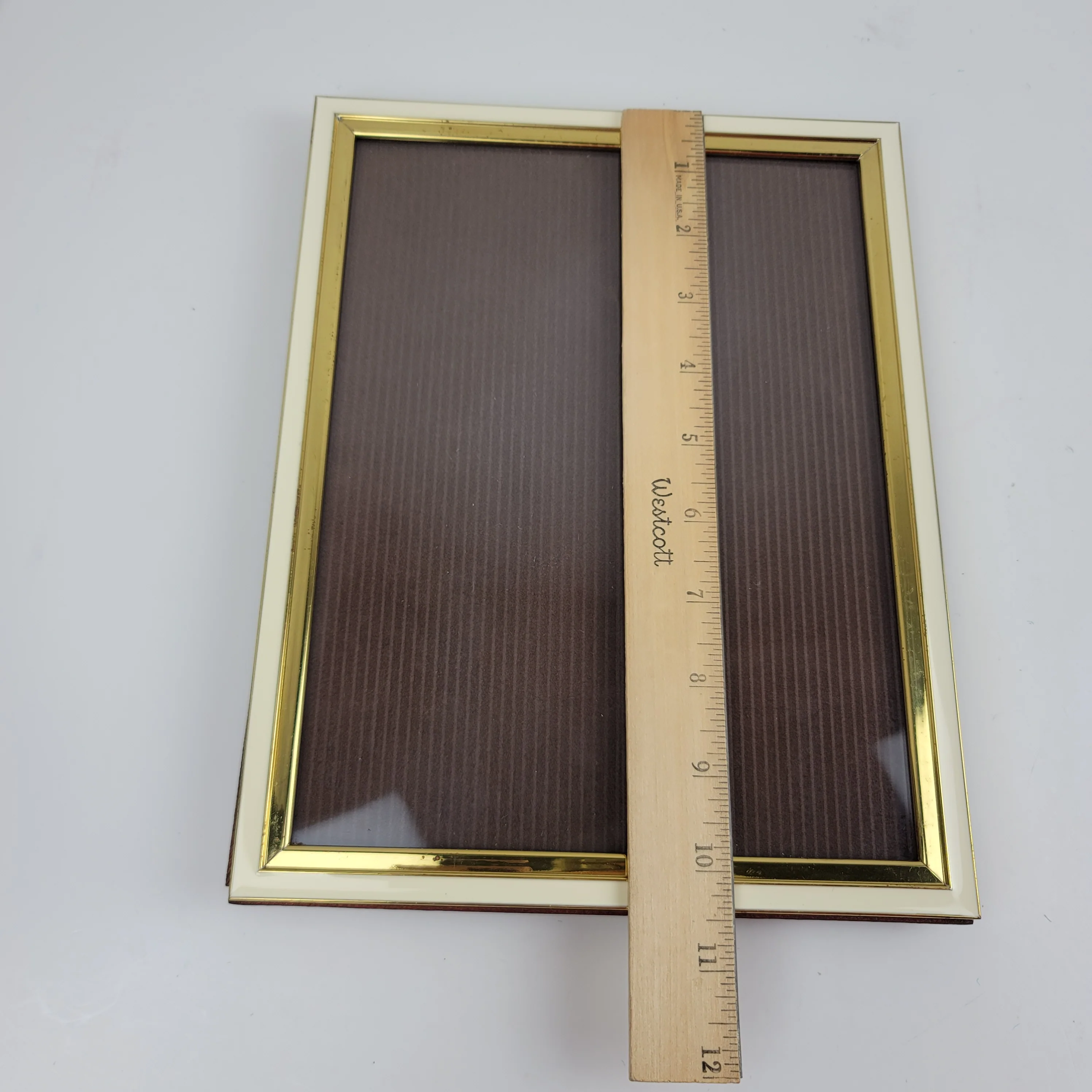 Neiman Marcus Gold Tone Wood 8x10 Picture Frame By Neiman Marcus - Image 5
