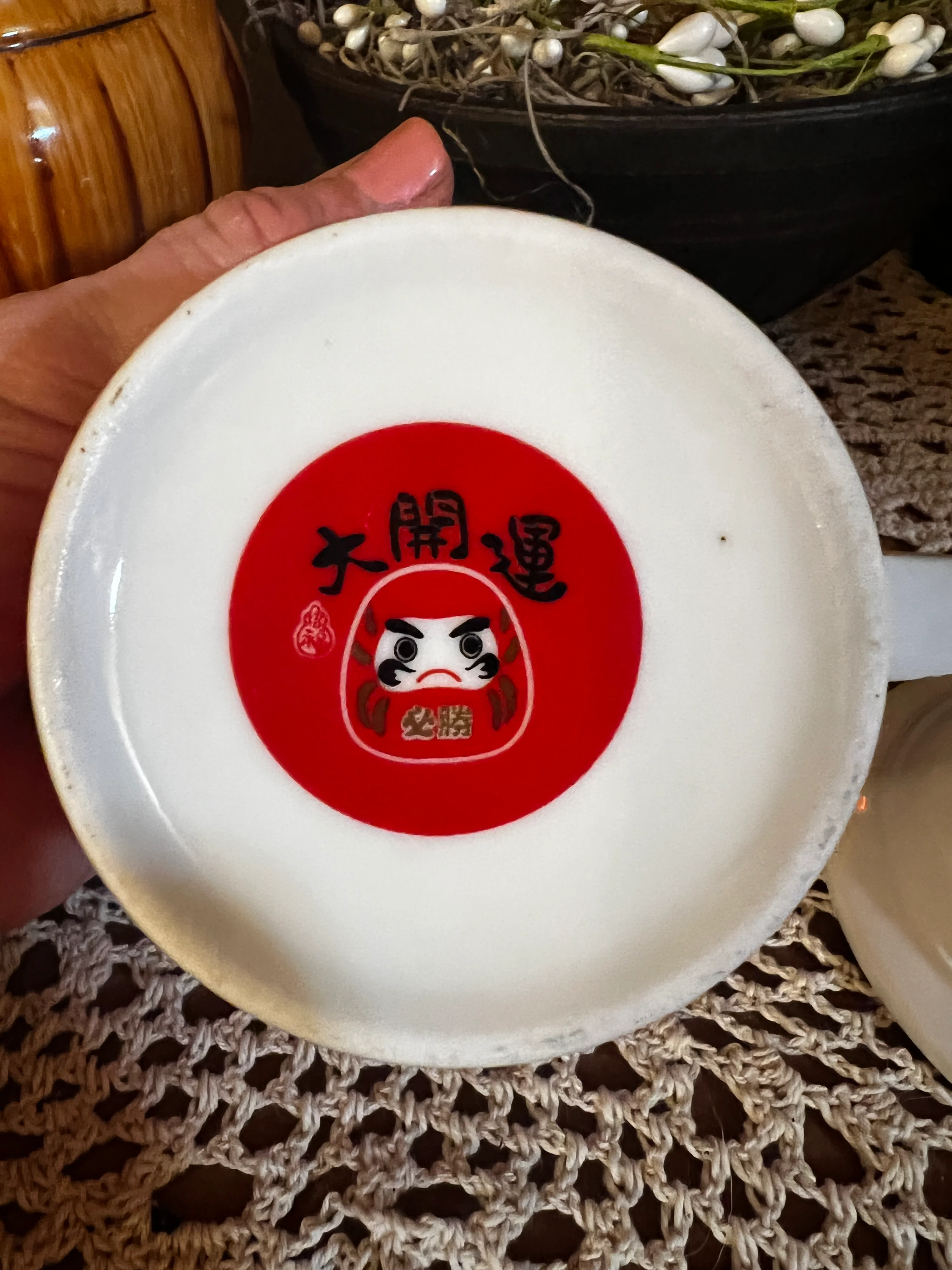 Neko Good Luck Cat Cup And Saucer - Image 6