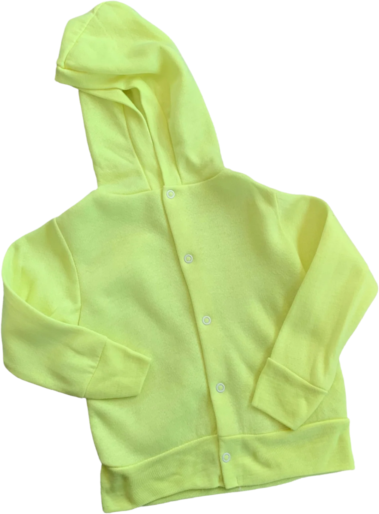 Neon Highlighter Yellow Hooded Sweatshirt Usa