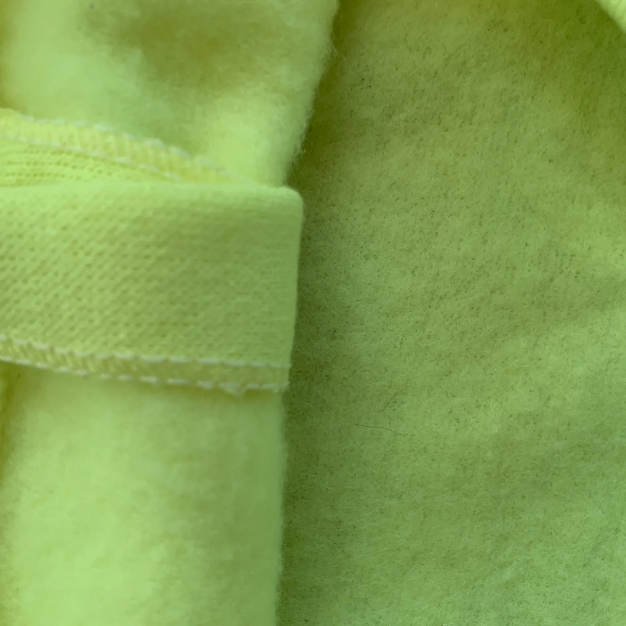 Neon Highlighter Yellow Hooded Sweatshirt Usa - Image 3