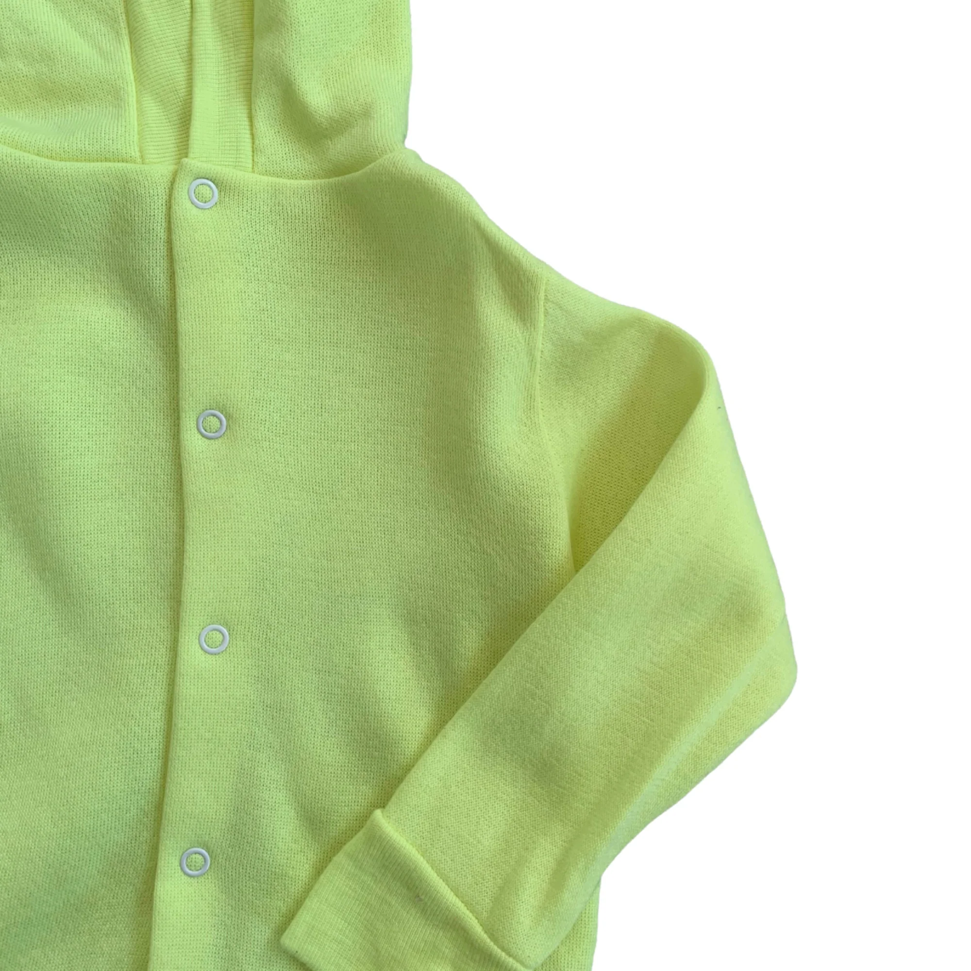 Neon Highlighter Yellow Hooded Sweatshirt Usa - Image 4