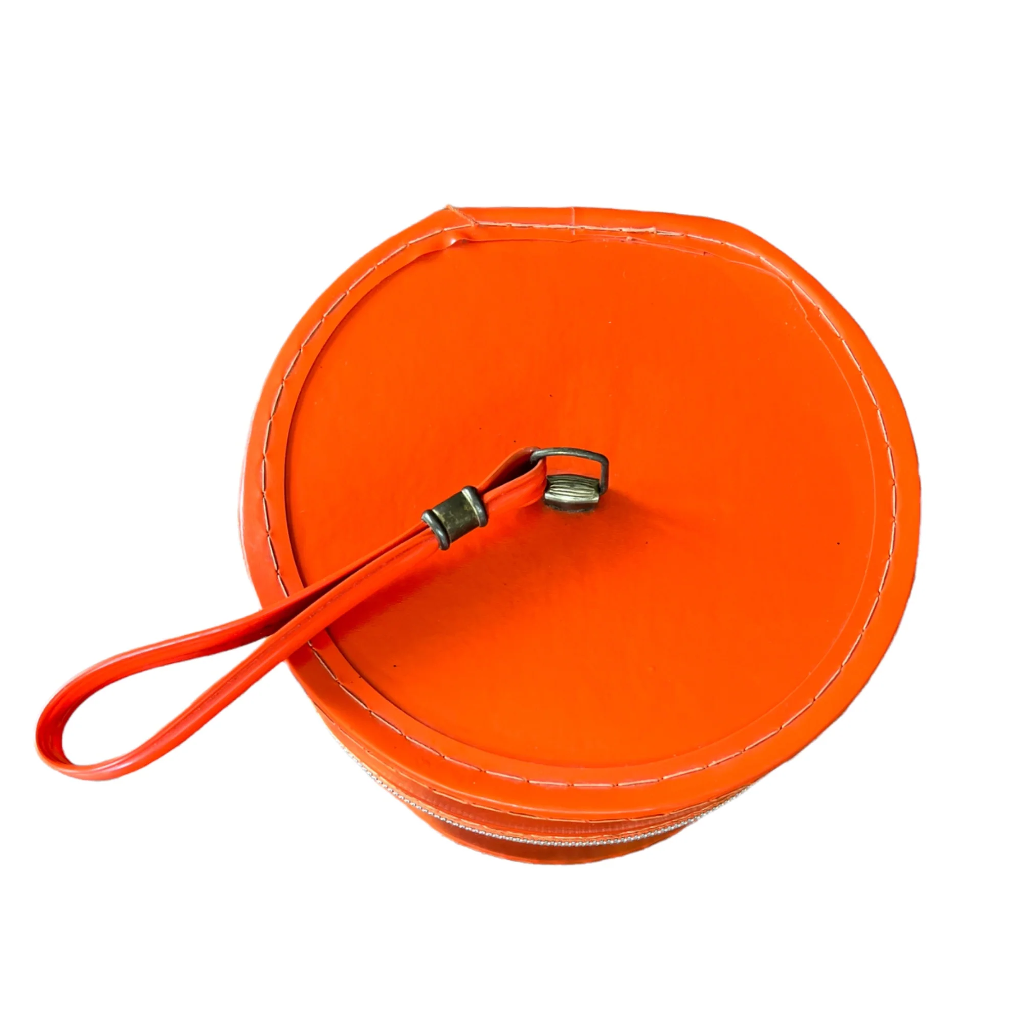 Neon Orange Mod Wig Box Carrier - Image 4
