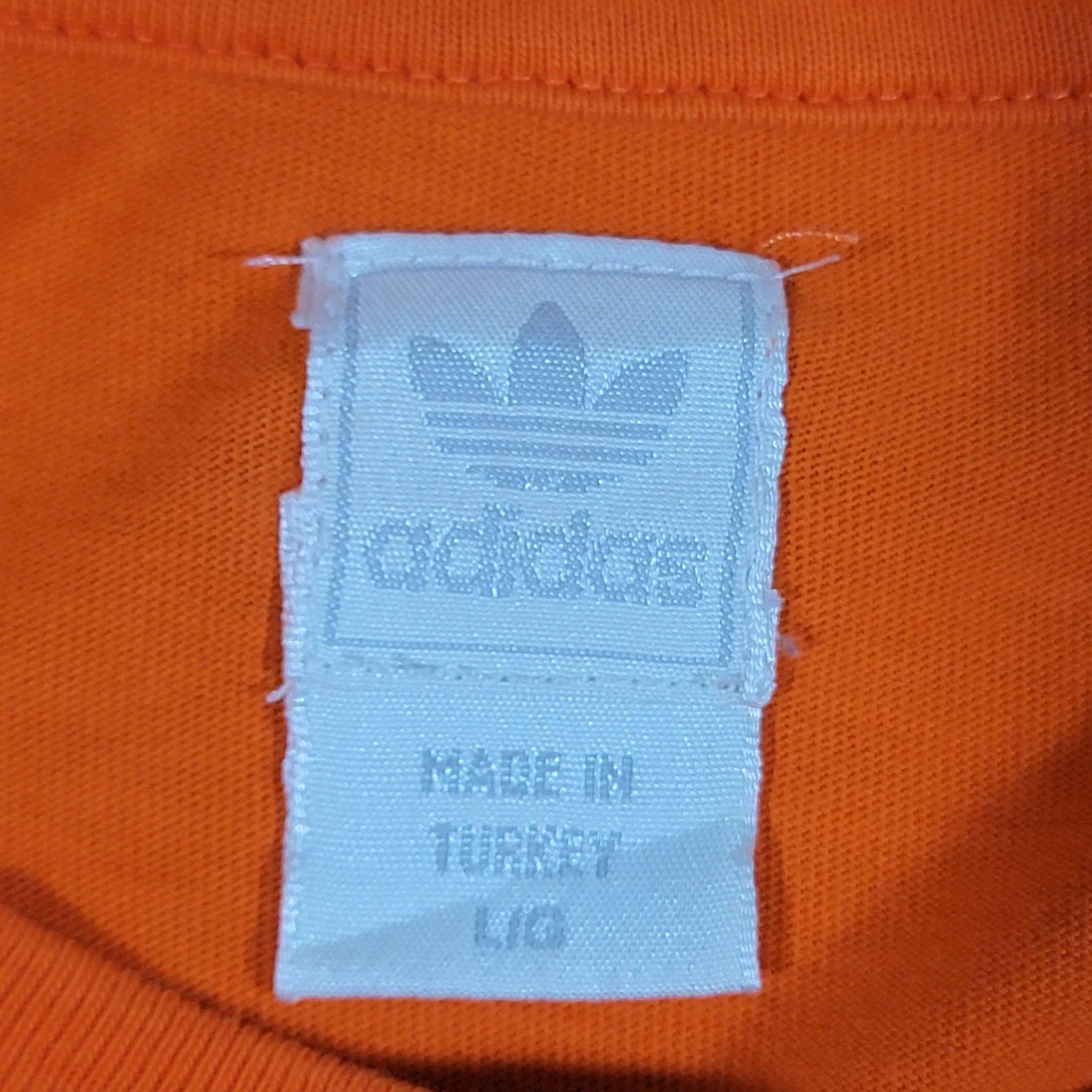Netherlands Retro Adidas World Cup Soccer Jersey Orange Kit Shirt Traditional Home Uniform Metal Emblem Size Large by Adidas - Image 5