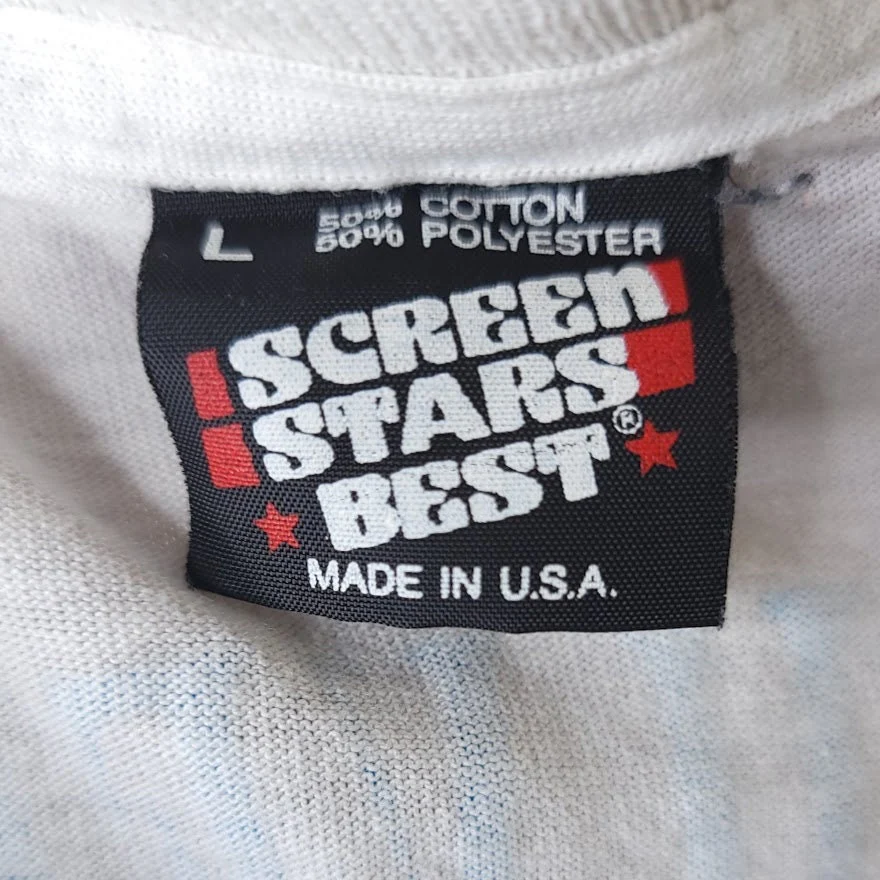Nevada Silver State Wrestling T-Shirt Vintage 80s 90s Made In Usa Mens Size Medium - Image 5
