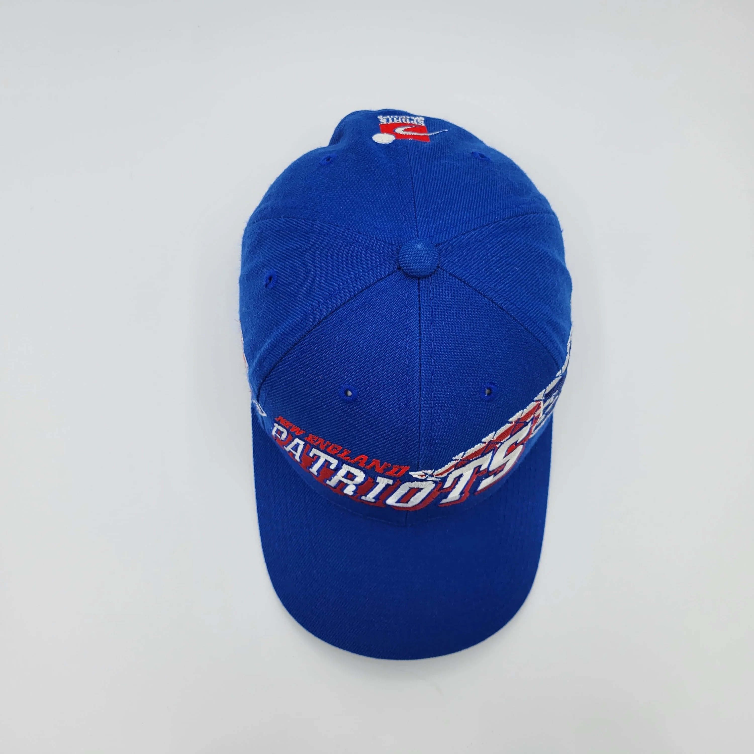 New England Patriots Vintage 90s Sports Specialties Cage Snapback Hat Nfl Football Blue Red Baseball Cap by Sports Specialties - Image 7