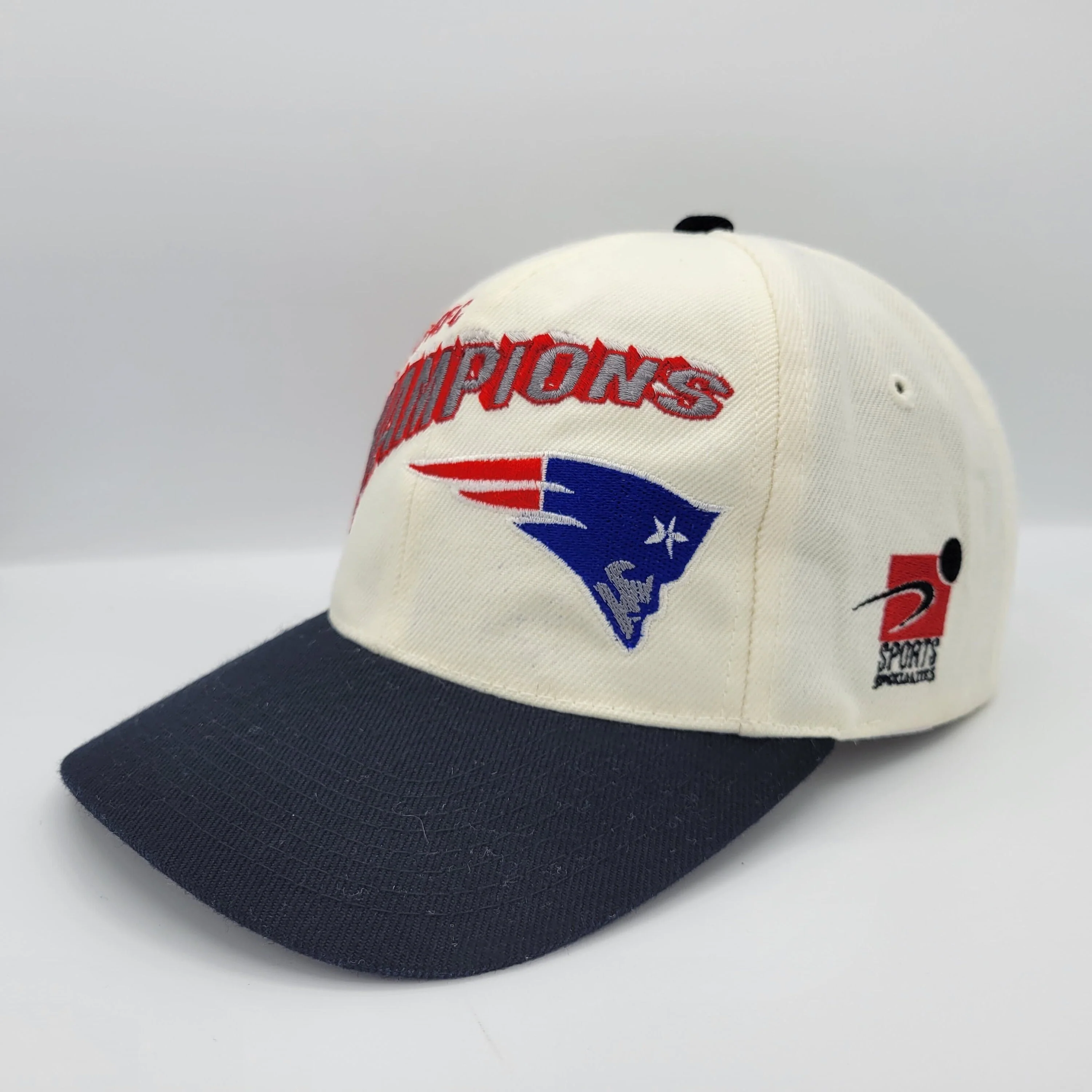New England Patriots Vintage 90s Sports Specialties Snapback Hat Wool Blend 1996 Afc Nfl Football Champions Baseball Cap by Sports Specialties - Image 3