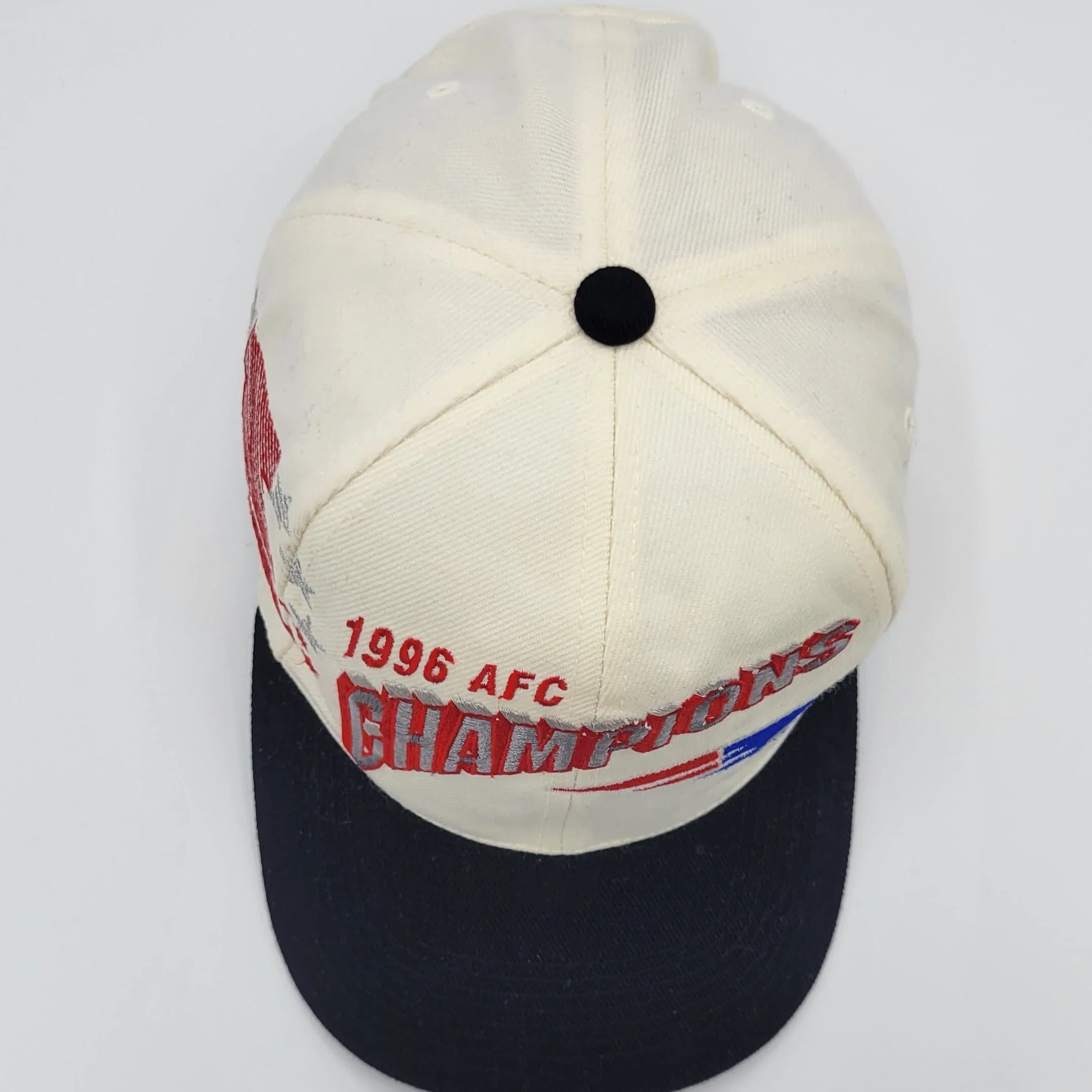 New England Patriots Vintage 90s Sports Specialties Snapback Hat Wool Blend 1996 Afc Nfl Football Champions Baseball Cap by Sports Specialties - Image 9