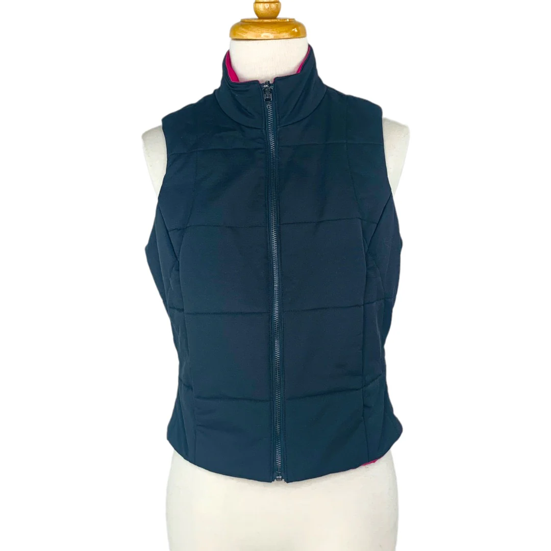 New York Puffer Vest Full Zip Quilted Ps Black Sleeveless by Kenneth Cole - Image 2