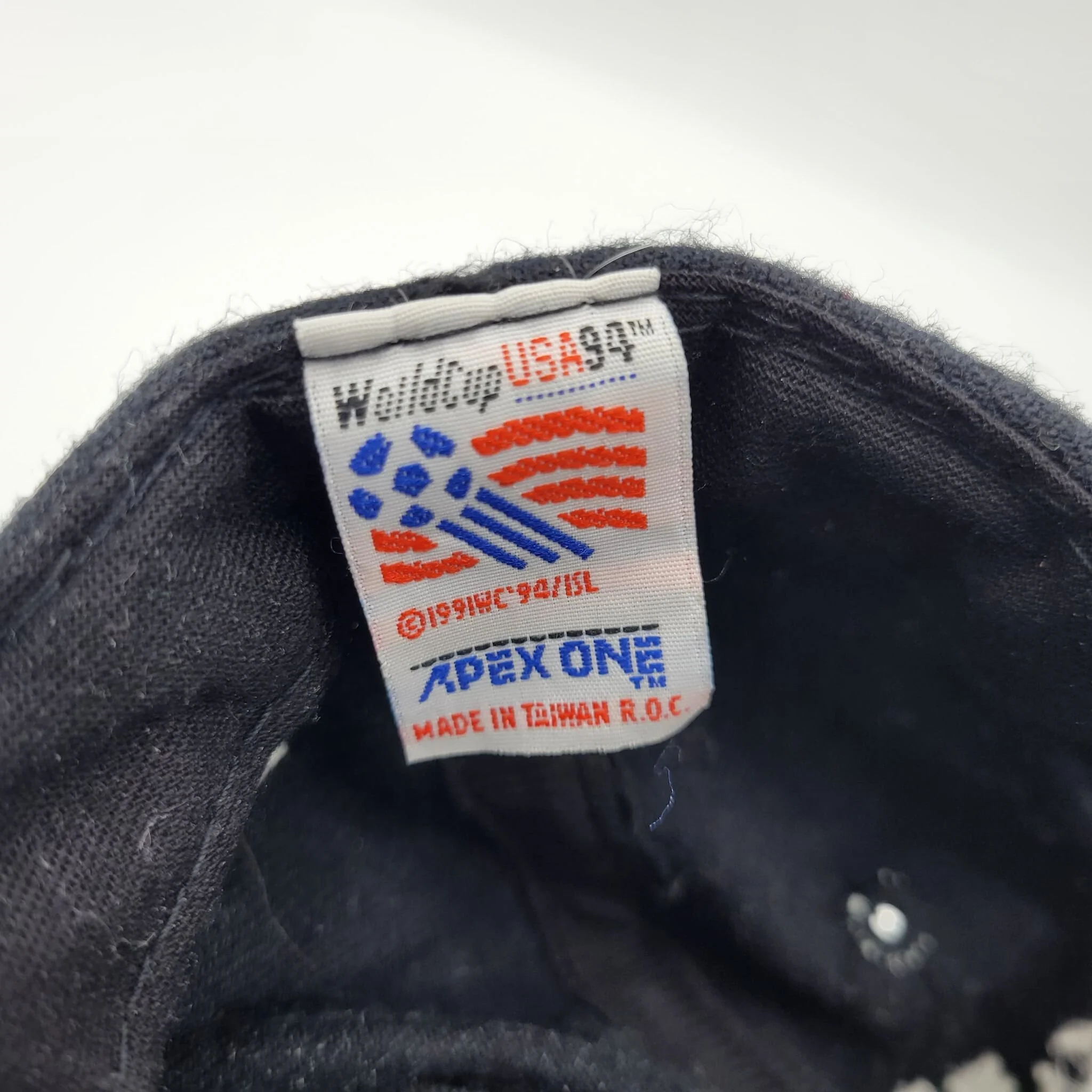 New York Vintage 90s World Cup Usa Soccer Snapback Hat Apex One 1994 Games Football Black Purple Baseball Cap by Apex One - Image 6