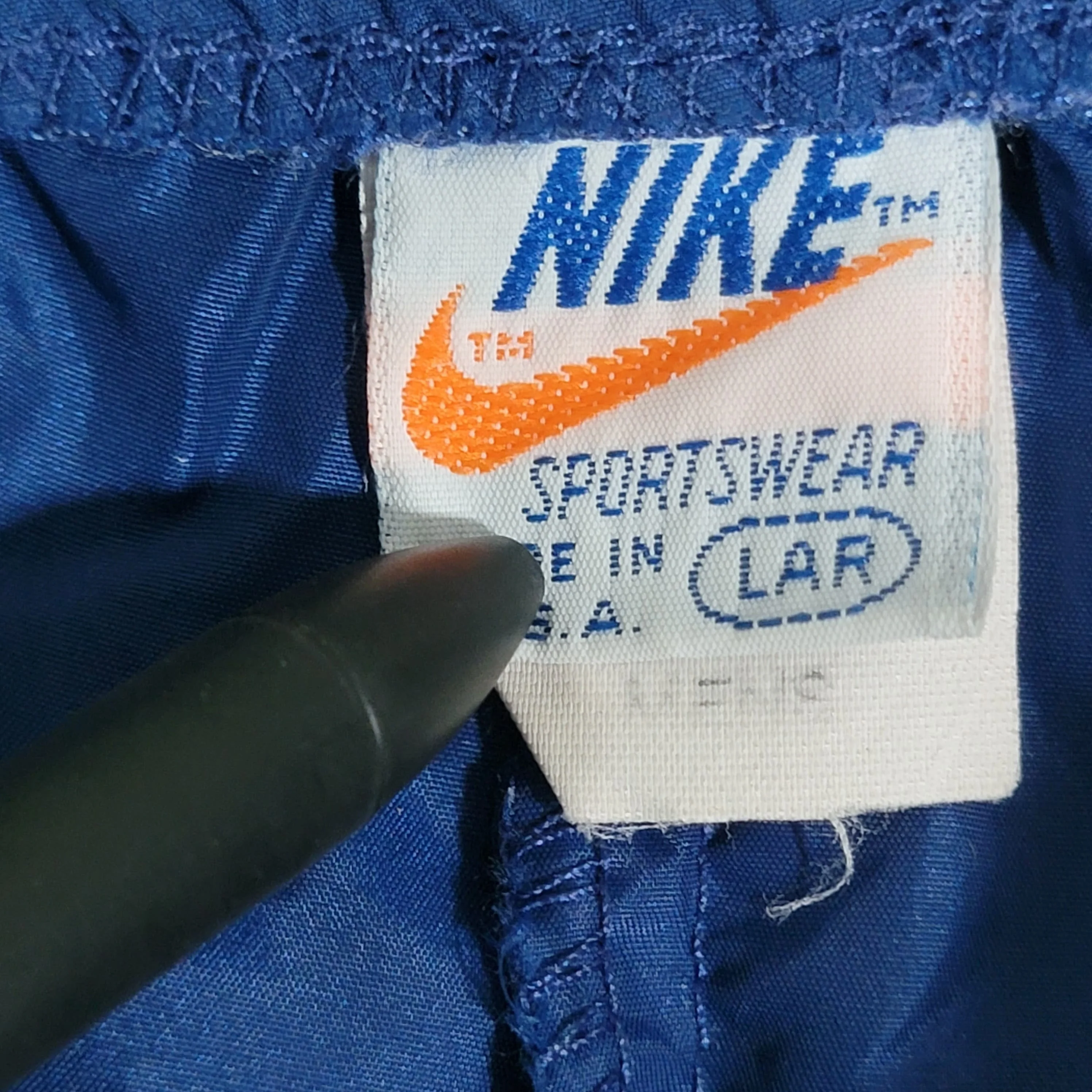 Nike Vintage 70s 80s Windbreaker Track Suit Includes Both Jacket and Flare Pants Size Large by Nike - Image 5