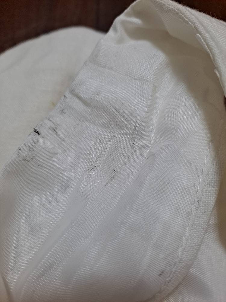 Nos Vintage 90s Carole Little Off White Linen Crochet Dress by Carole Little - Image 10