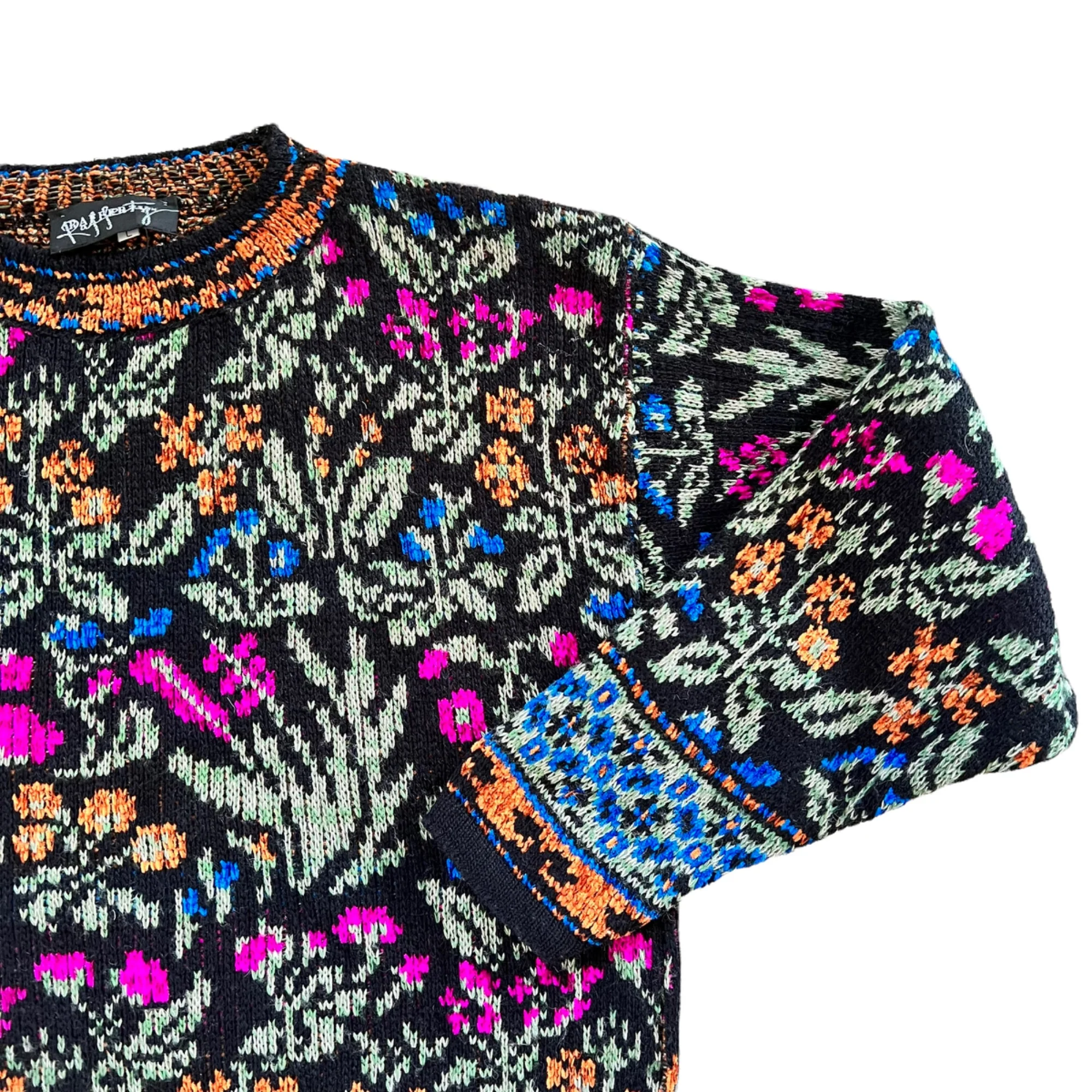 Novelty All Over Floral Print Sweater By Rafferty - Image 5