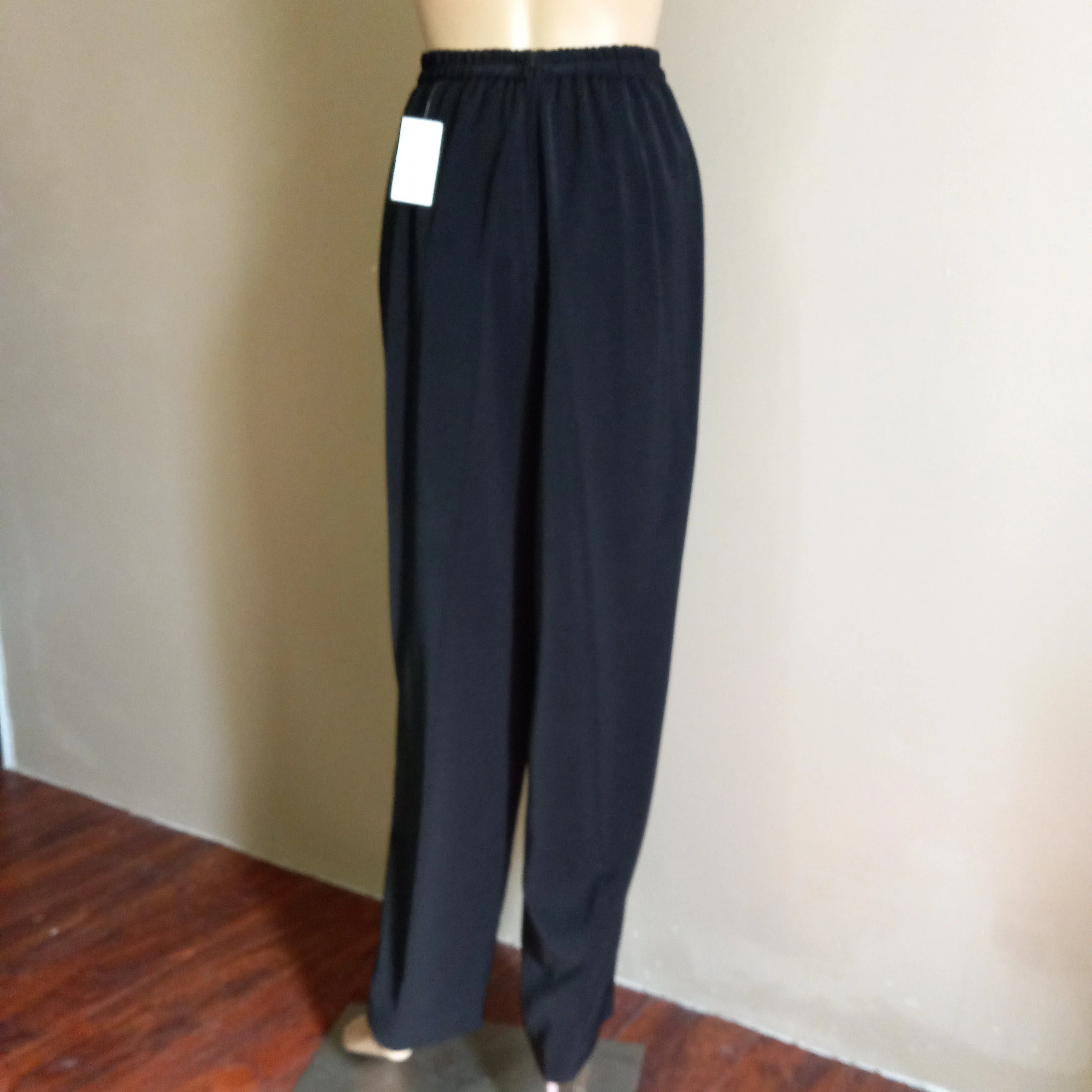 90’s 3 Piece Polyester Black Gold Pants Suit by Positive Attitude - Image 5