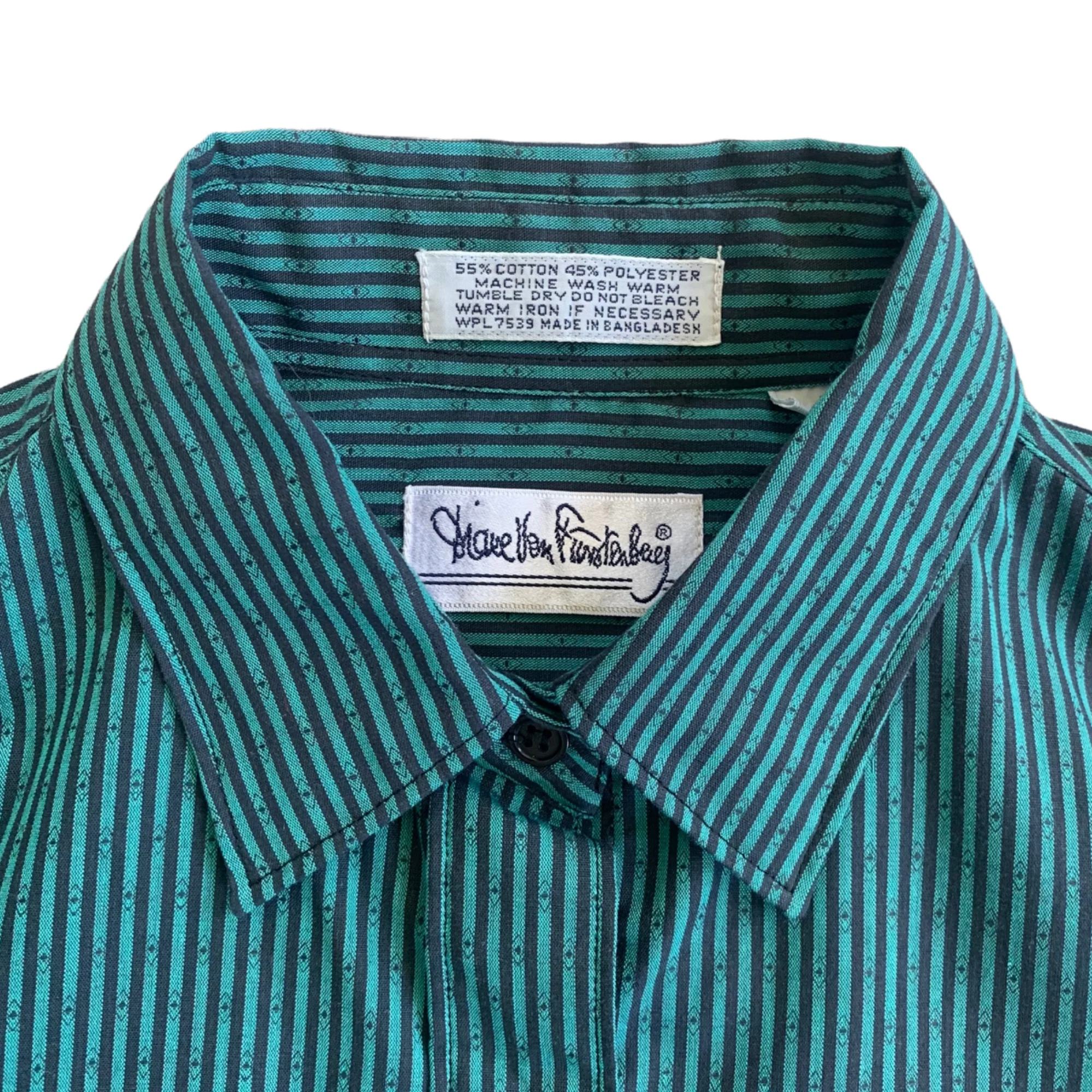 Nwt Diane Von Furstenberg Striped Button Up Shirt By Diane Von Furstenberg - Image 4