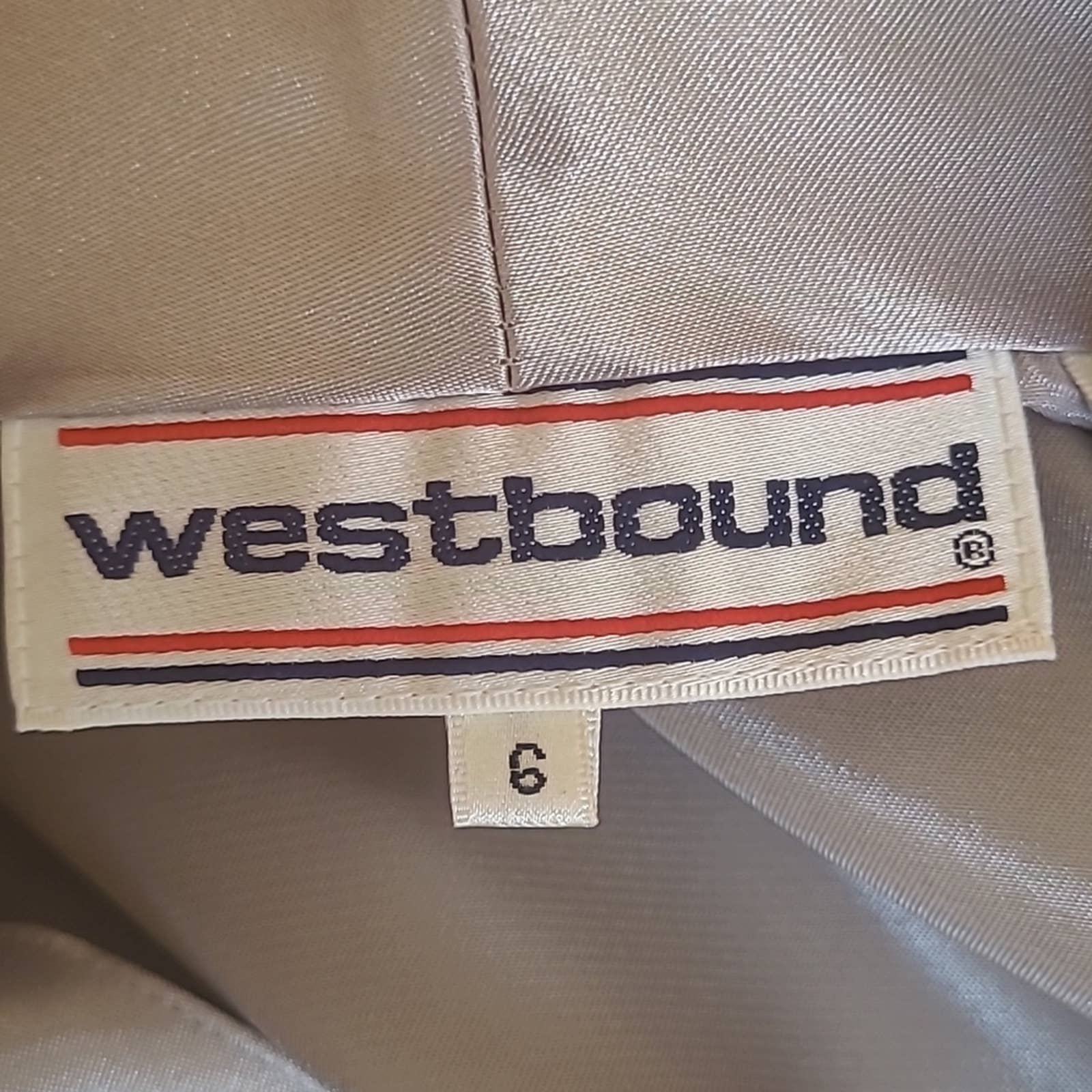*nwt* Westbound Vintage Silver Long-Sleeved Polyester Blouse by Westbound - Image 6
