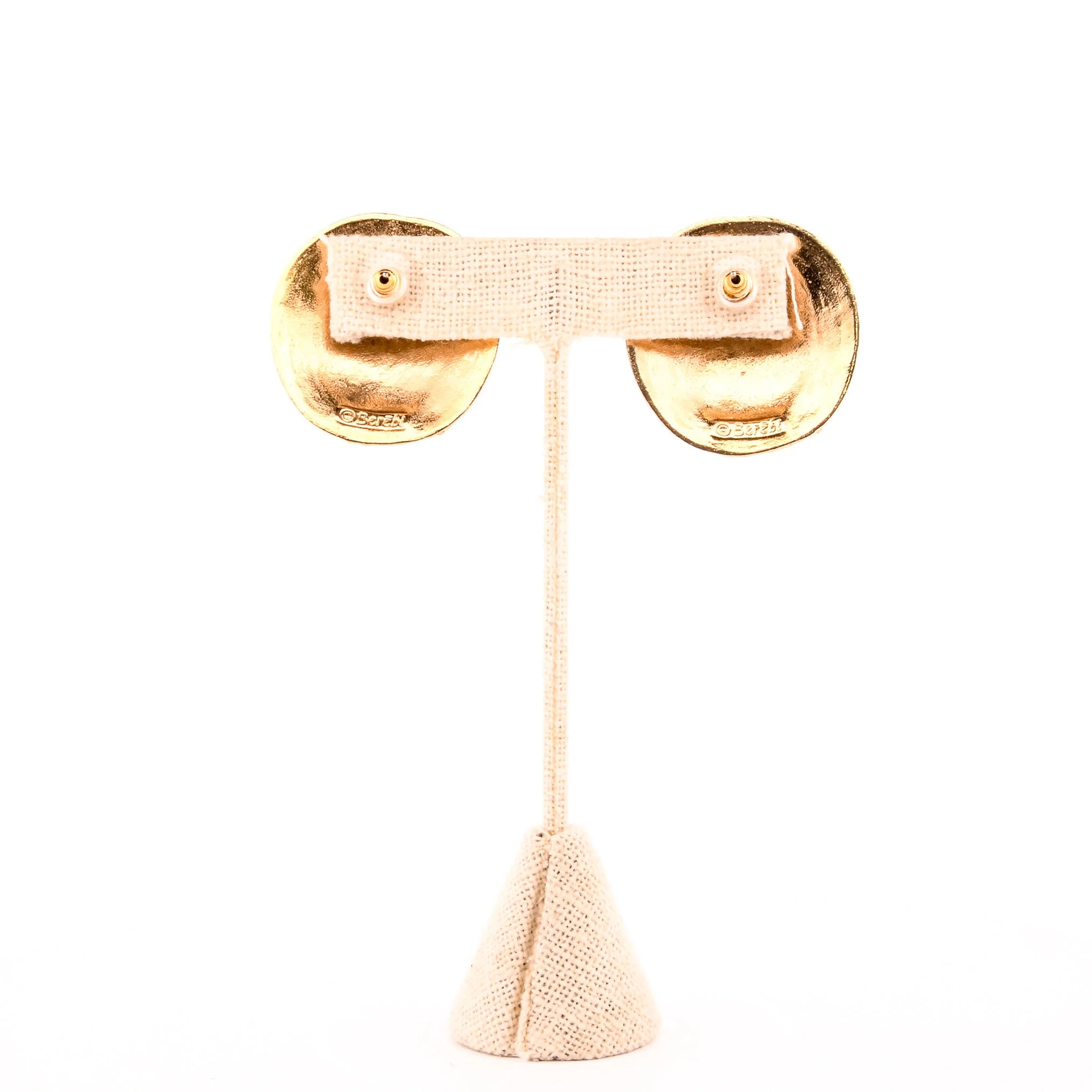 Ocean Waters Gold Statement Earrings - Image 5