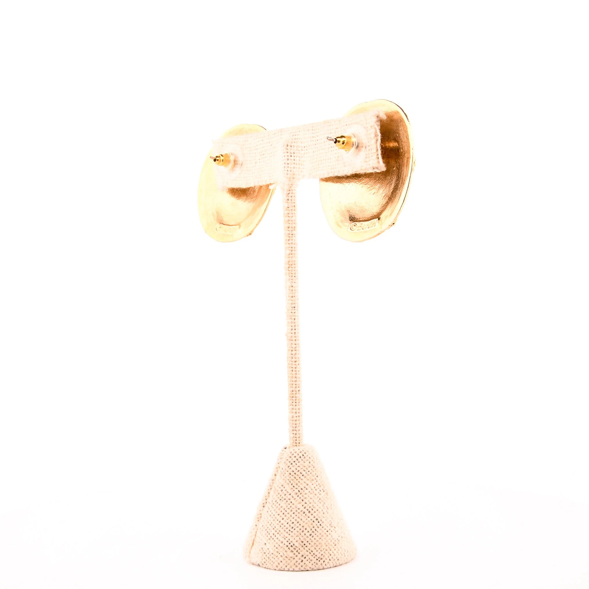 Ocean Waters Gold Statement Earrings - Image 6