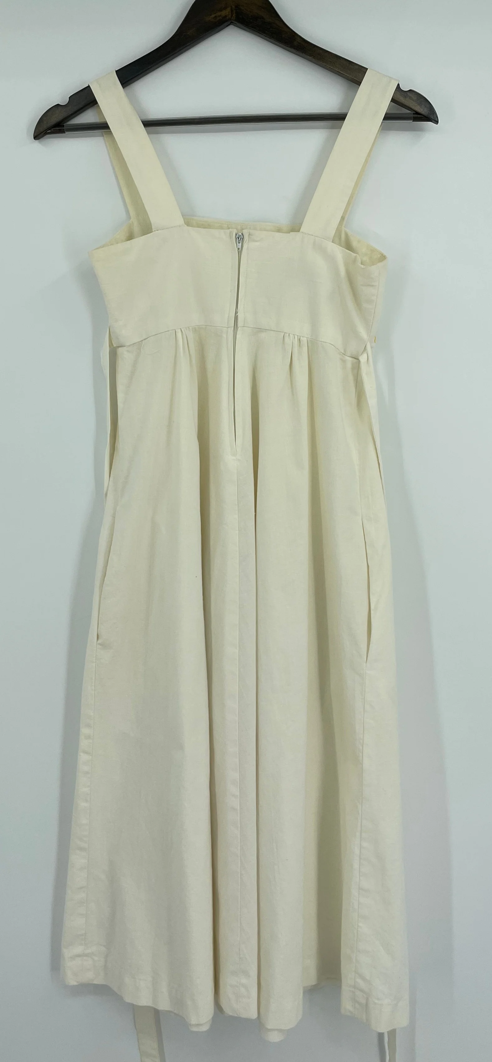 Off White Embroidered Maxi Sundress By P.j. Walsh - Image 4