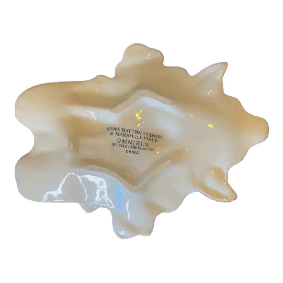 Omnibus Vintage Christmas Polar Bear Candy Dish 1995 by Euc 8x6. 5 by Fitz And Floyd - Image 5