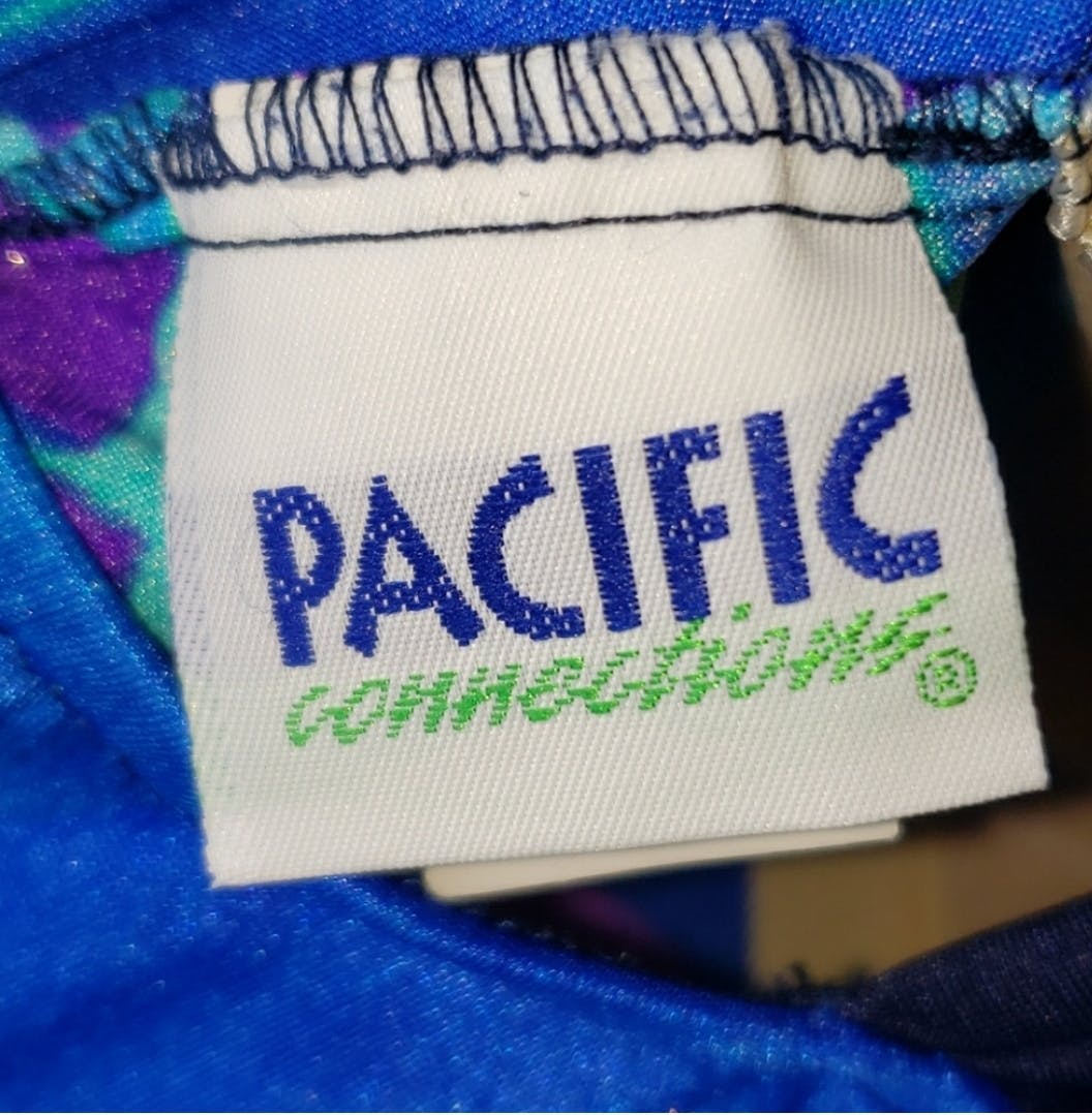 One Piece Bright Floral Skirted Swimsuit by Pacific Connections - Image 10
