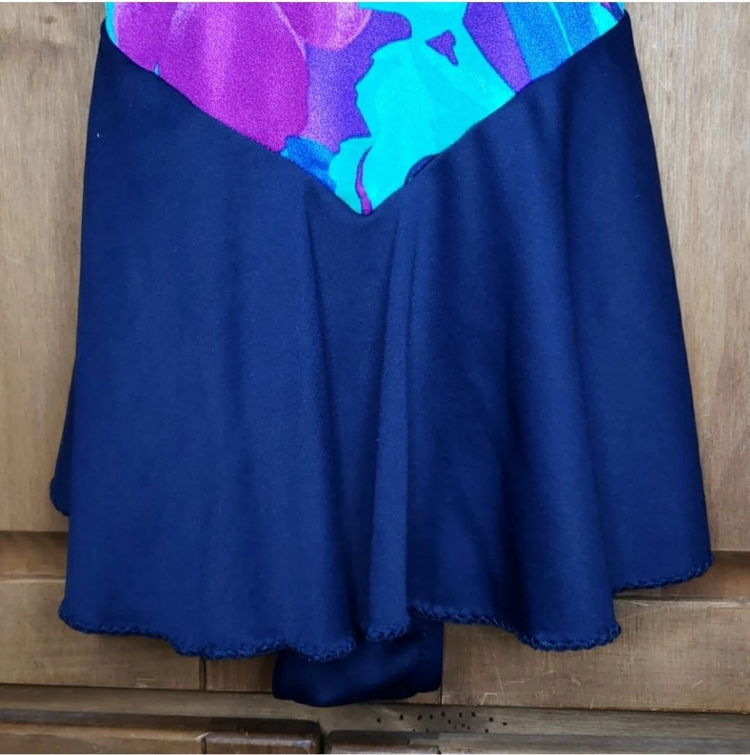 One Piece Bright Floral Skirted Swimsuit by Pacific Connections - Image 7